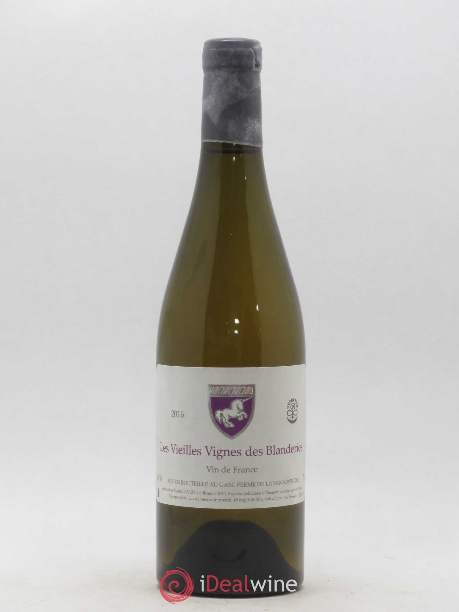 Vin de France Vieilles Vignes des Blanderies Mark Angéli 2016 - Posten von 1 Flasche - 0