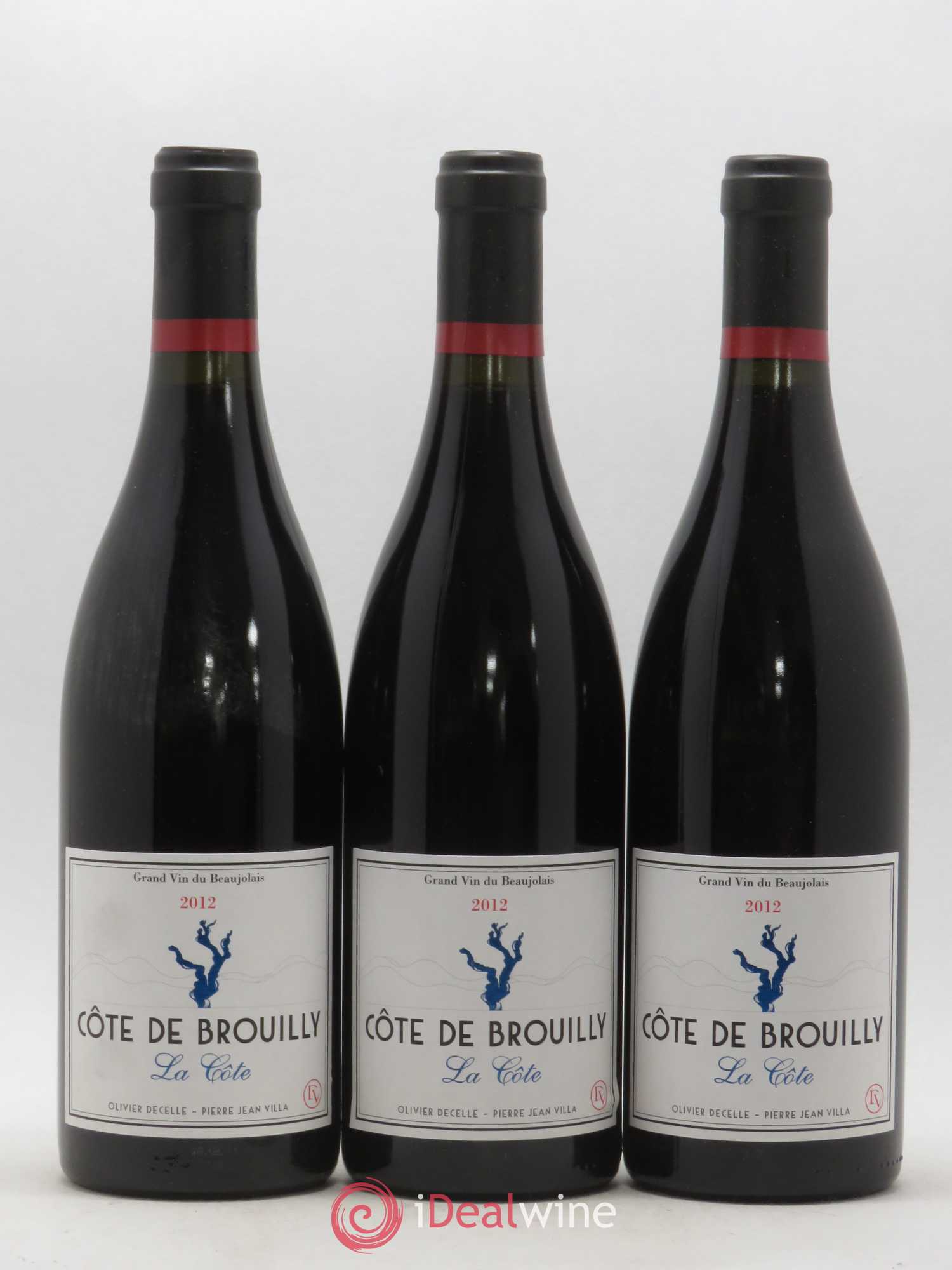 Côte de Brouilly La Côte Decelle-Villa (sans prix de réserve) 2012 - Posten von 6 Flaschen - 1