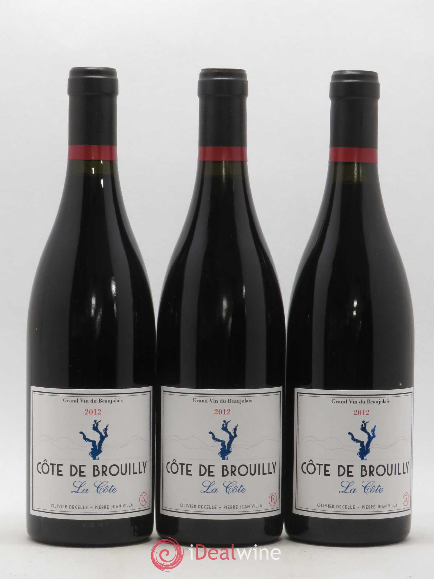 Côte de Brouilly La Côte Decelle-Villa (sans prix de réserve) 2012 - Posten von 6 Flaschen - 2