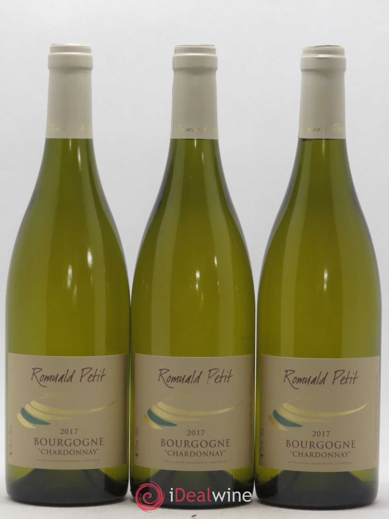 Bourgogne Domaine Romuald Petit (sans prix de réserve) 2017 - Posten von 3 Flaschen - 0