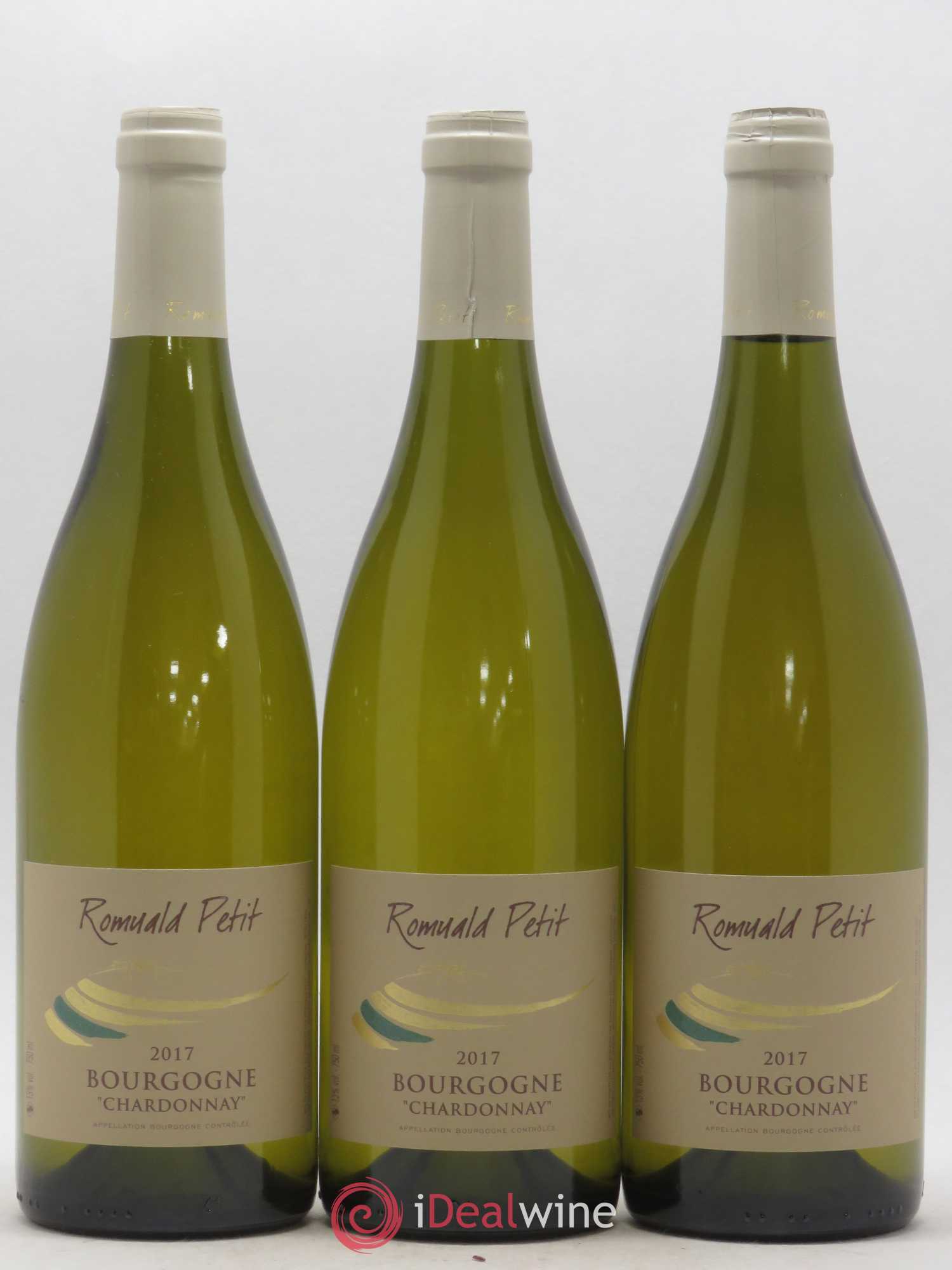 Bourgogne Domaine Romuald Petit (sans prix de réserve) 2017 - Posten von 3 Flaschen - 0