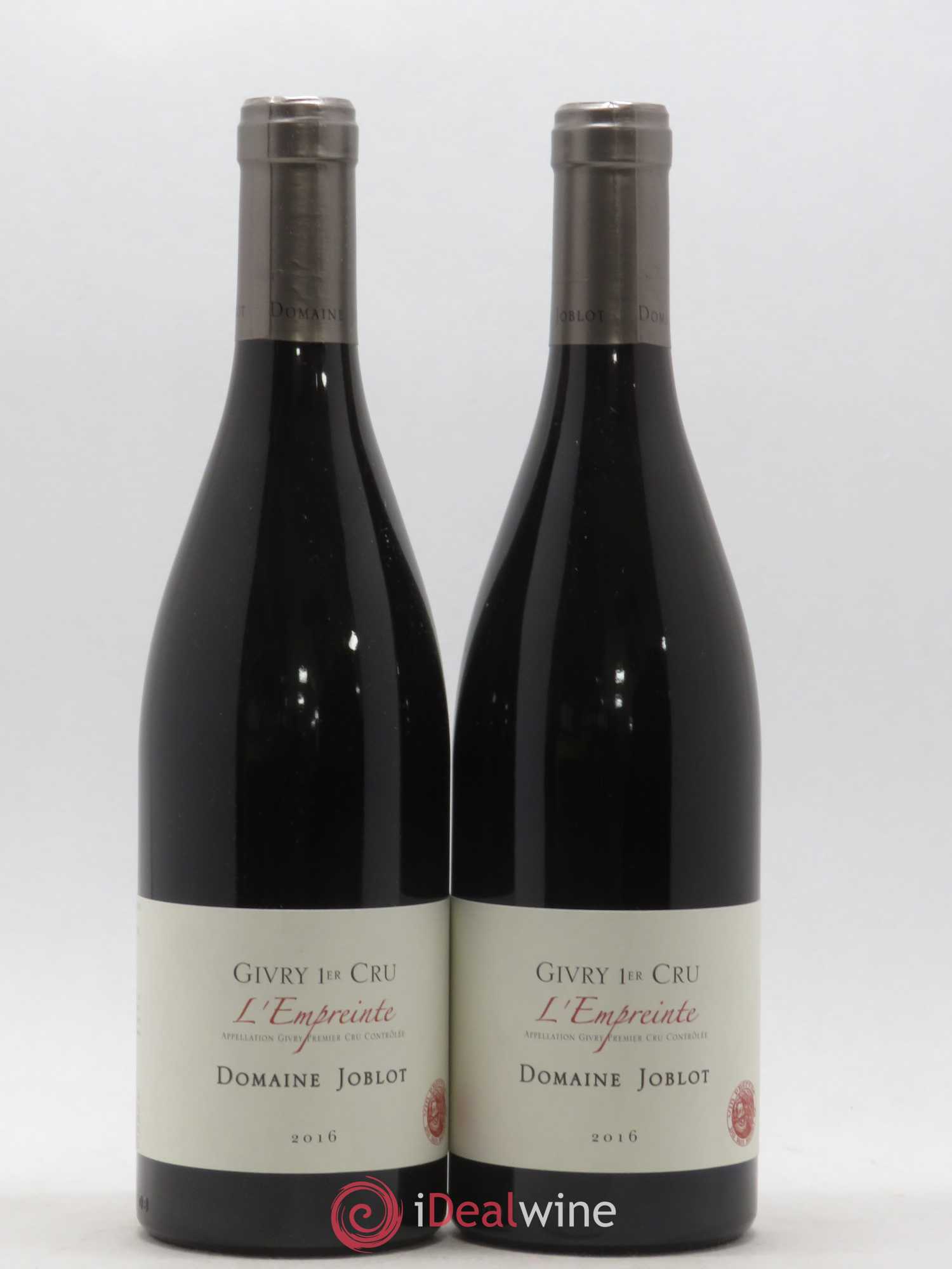 Givry 1er Cru L'Empreinte Joblot (Domaine) 2016 - Lot de 2 bouteilles - 0