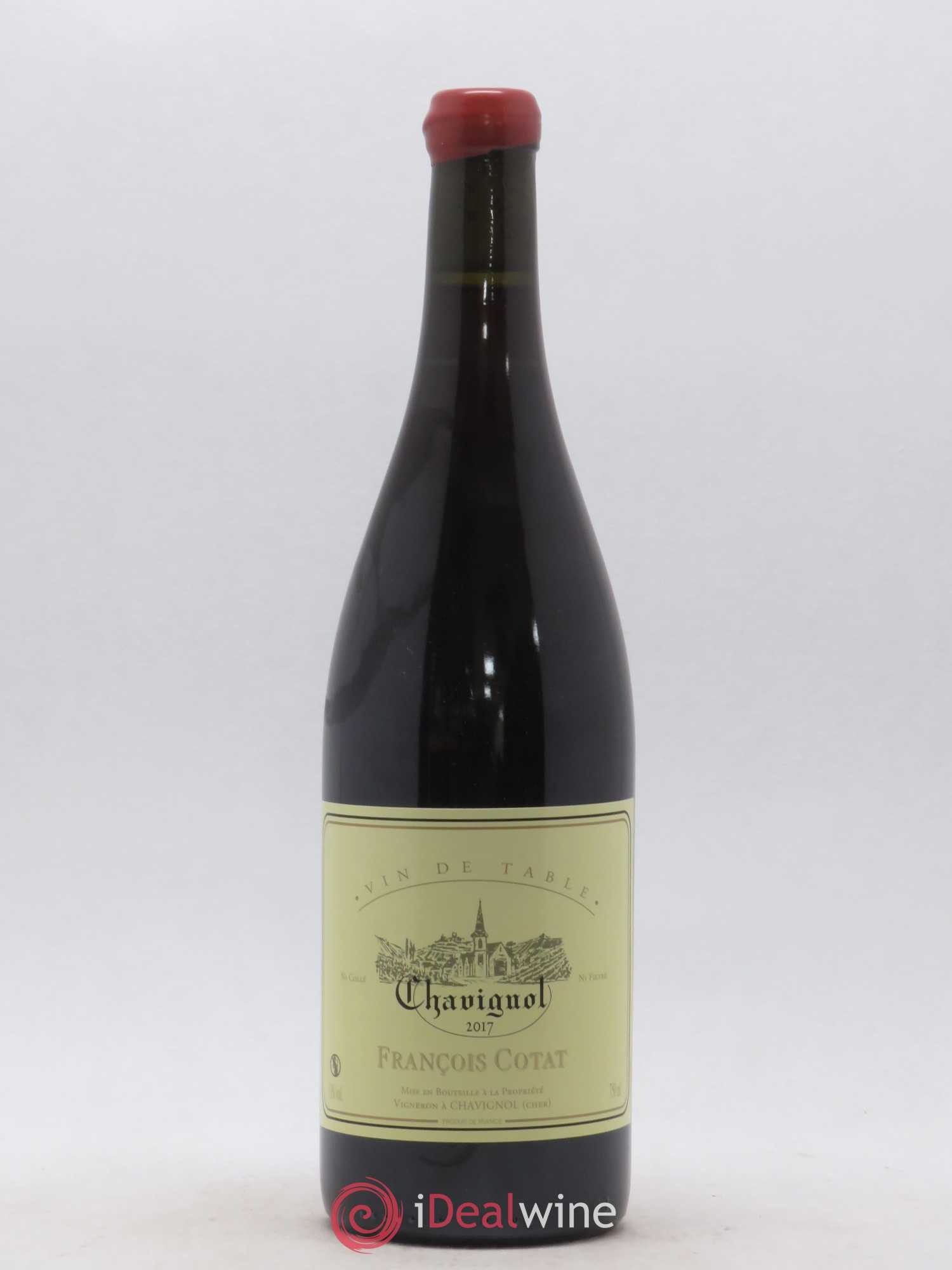 Vin de table - Chavignol François Cotat 2017 - Lot de 1 bouteille - 0