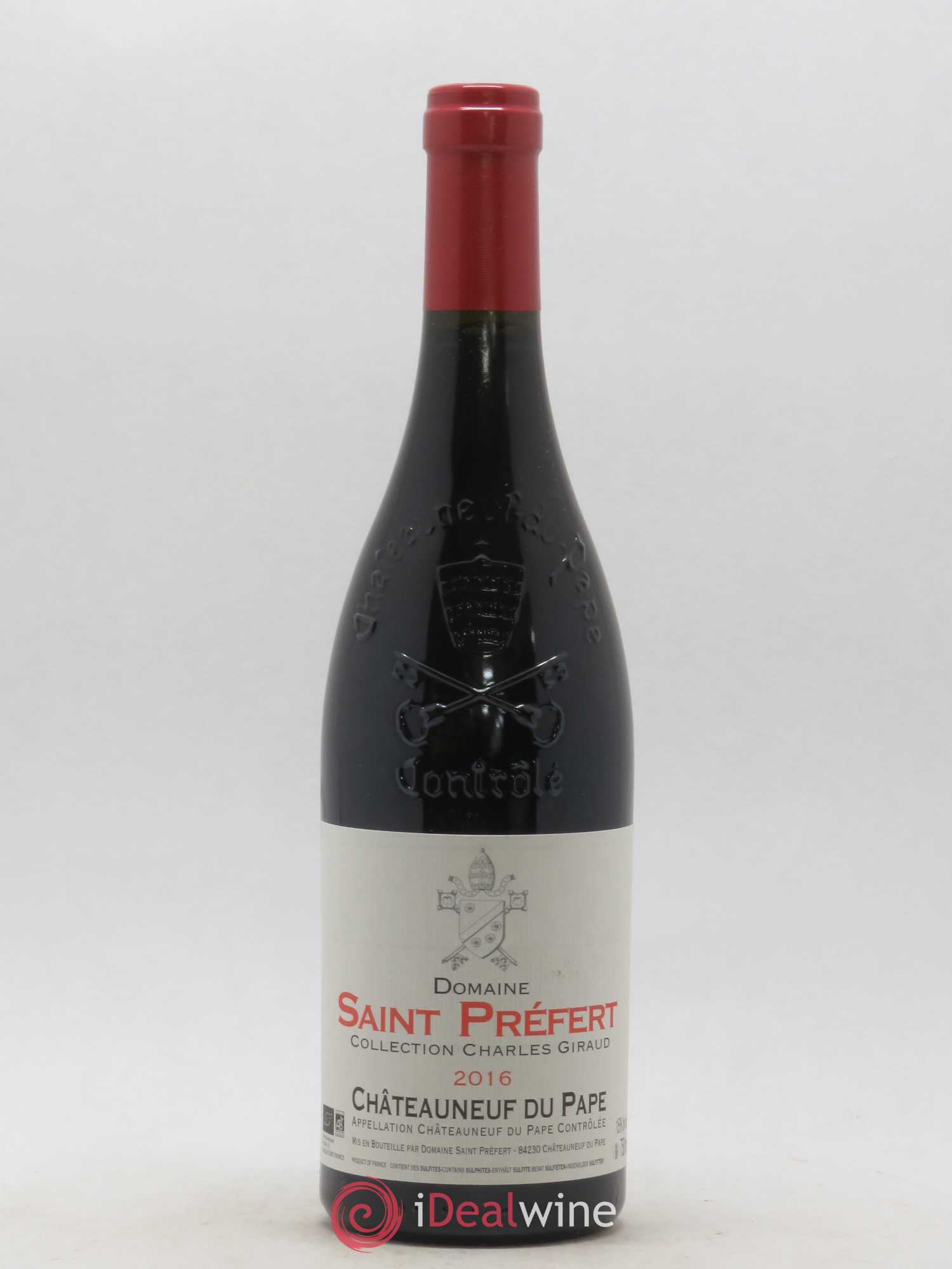 Châteauneuf-du-Pape Collection Charles Giraud Domaine Saint-Préfert 2016 - Lot de 1 bouteille - 0