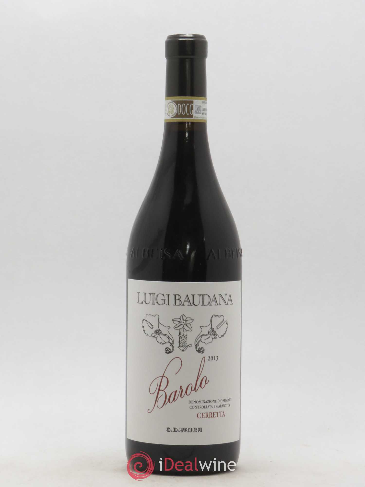Barolo Cerretta G.D. Vajra & Luigi Baudana 2013 - Posten von 1 Flasche - 0