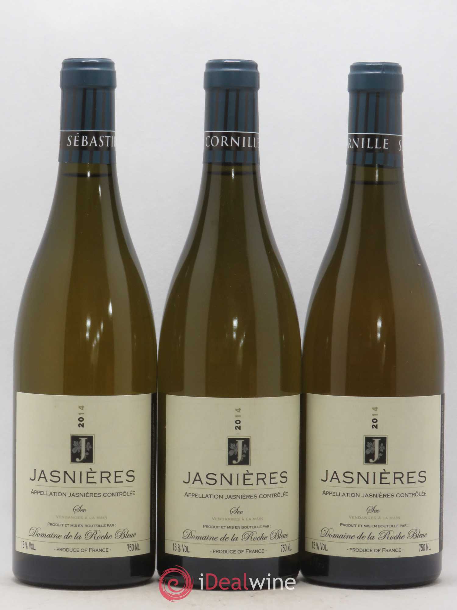Jasnières Sec Domaine de la Roche Bleue (sans prix de réserve) 2014 - Posten von 3 Flaschen - 0
