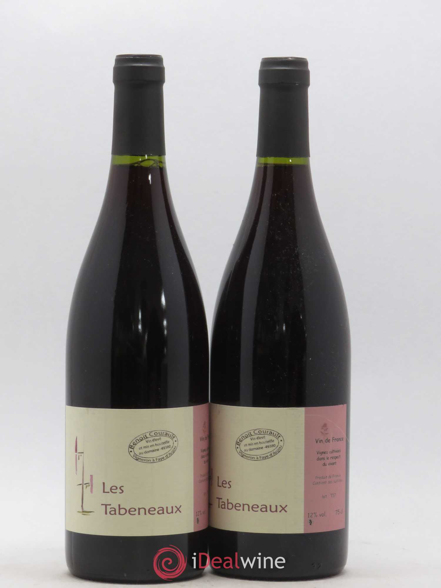 Vin de France Les Tabeneaux Benoit Courault (sans prix de réserve) 2017 - Posten von 2 Flaschen - 0