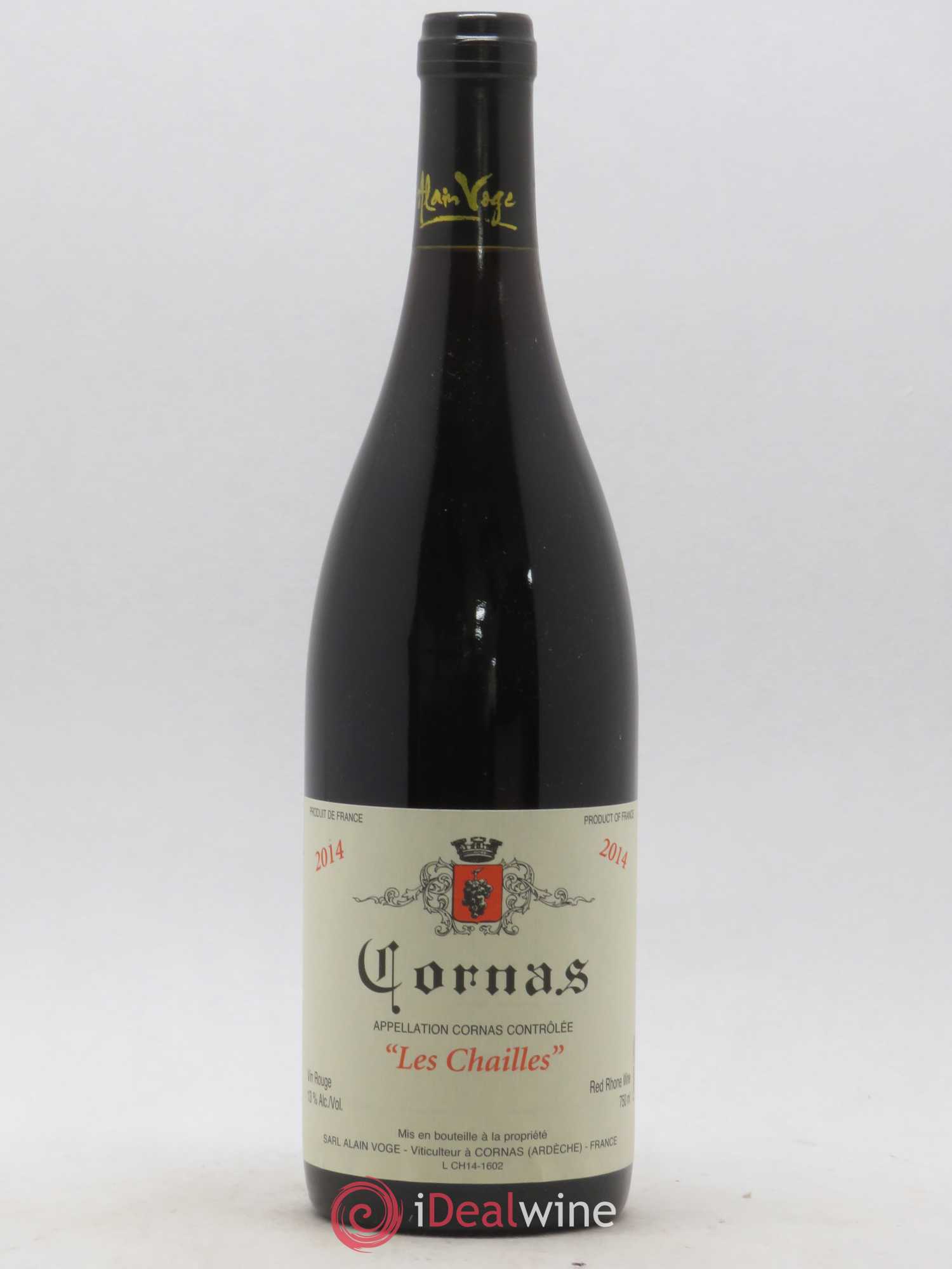 Cornas Les Chailles Alain Voge (Domaine) 2014 - Lot de 1 bouteille - 0