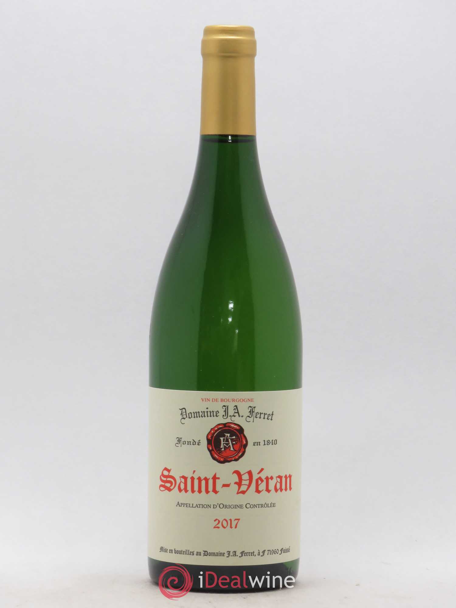 Saint-Véran J.A. Ferret (Domaine) (sans prix de réserve) 2017 - Lot de 1 bouteille - 0