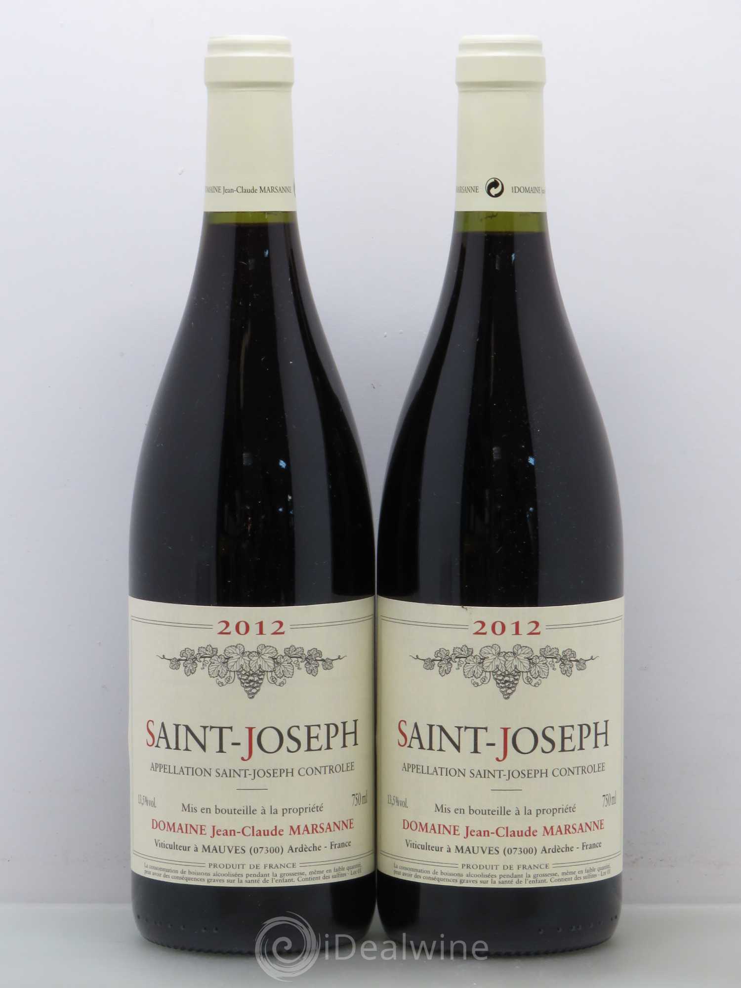 Saint-Joseph Jean Claude Marsanne 2012 - Posten von 2 Flaschen - 0