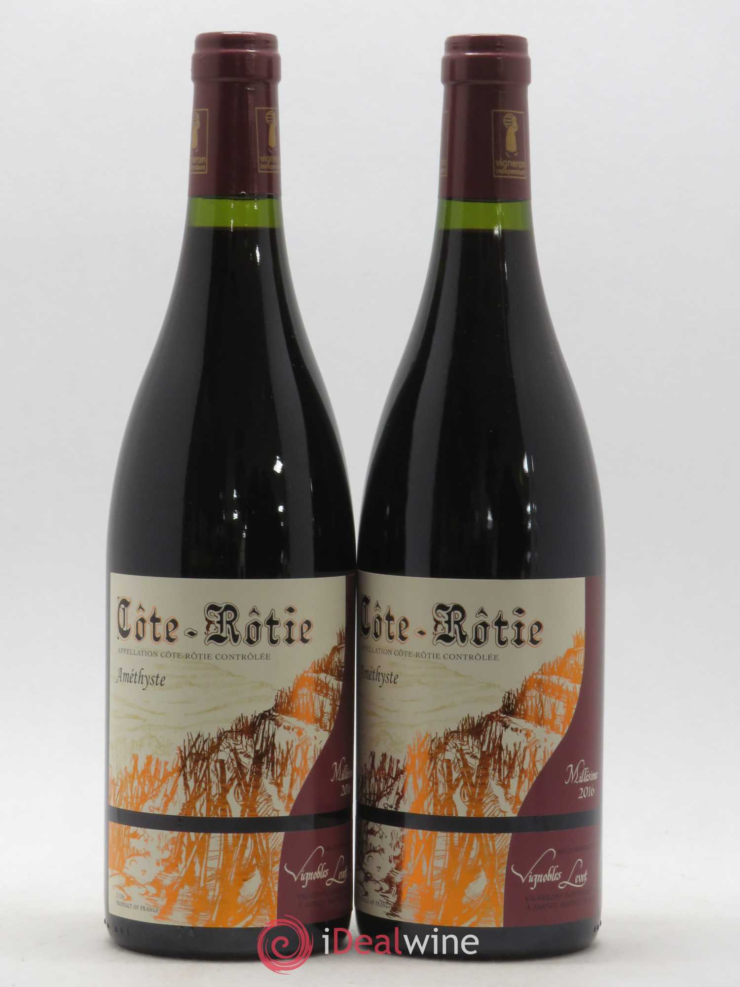 Côte-Rôtie Améthyste Vignobles Levet 2016 - Lot de 2 bouteilles - 0