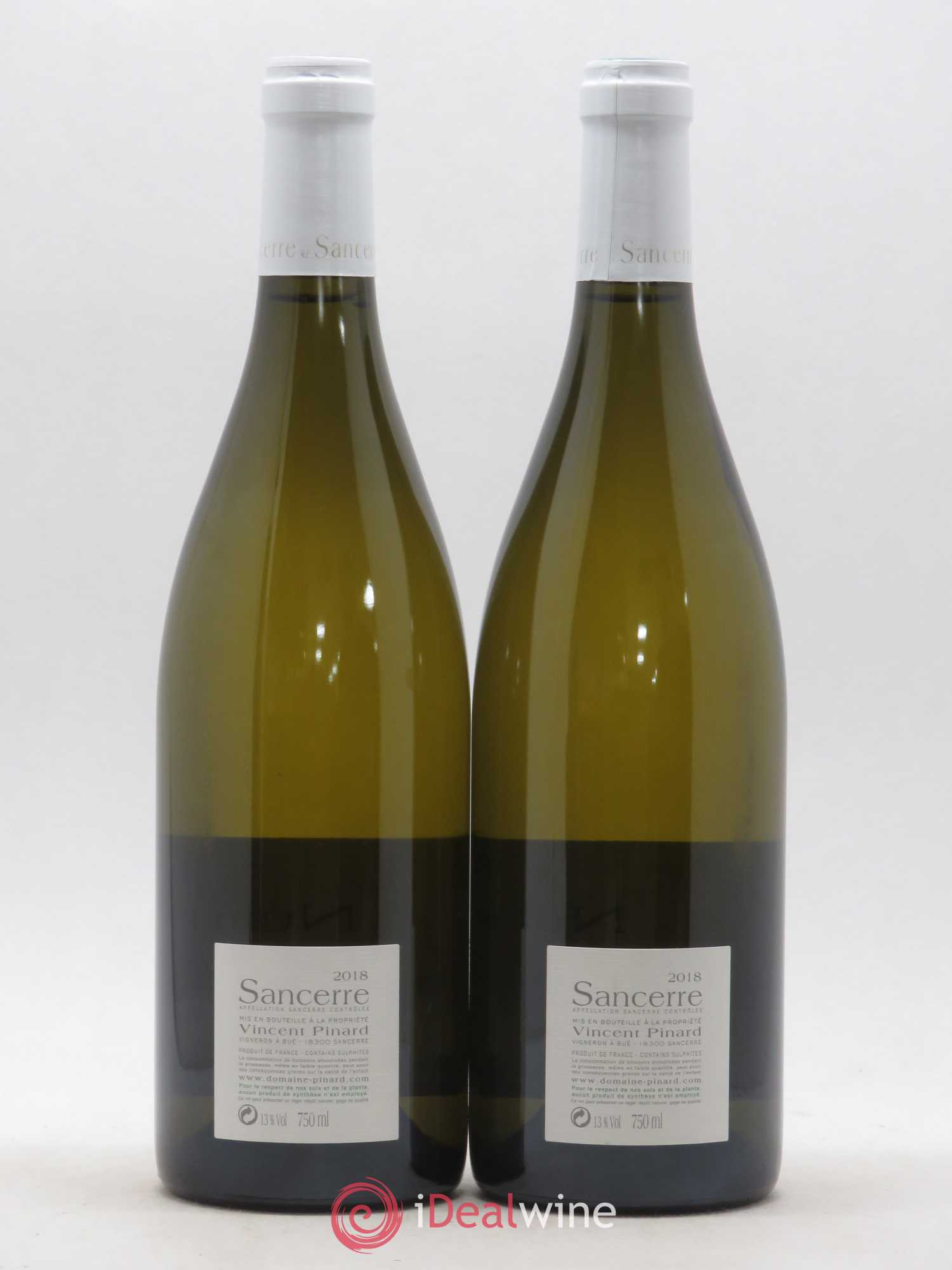 Sancerre Nuance Vincent Pinard (sans prix de réserve) 2018 - Lot de 2 bouteilles - 1
