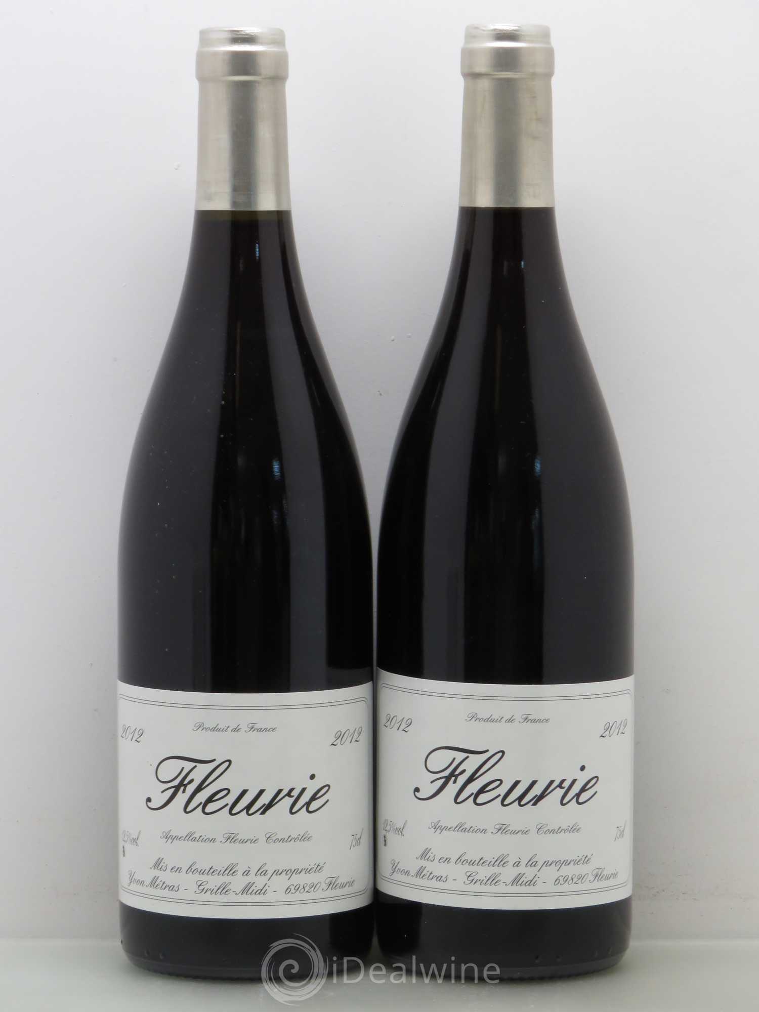 Fleurie Yvon Métras 2012 - Lot de 5 bouteilles - 2