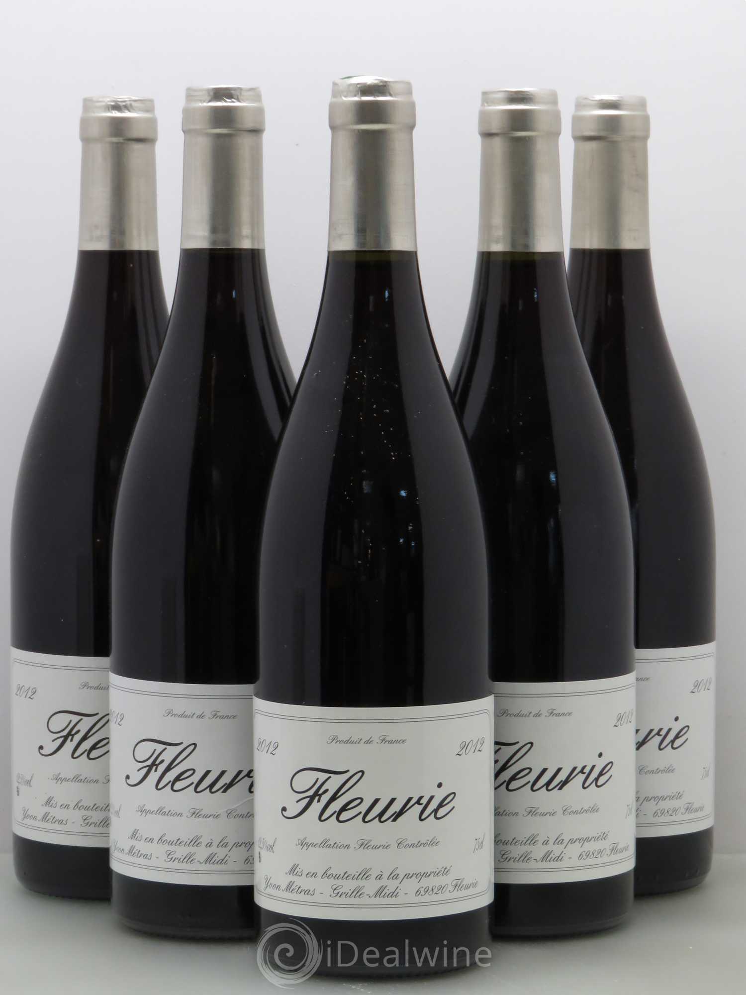 Fleurie Yvon Métras 2012 - Lot de 5 bouteilles - 0