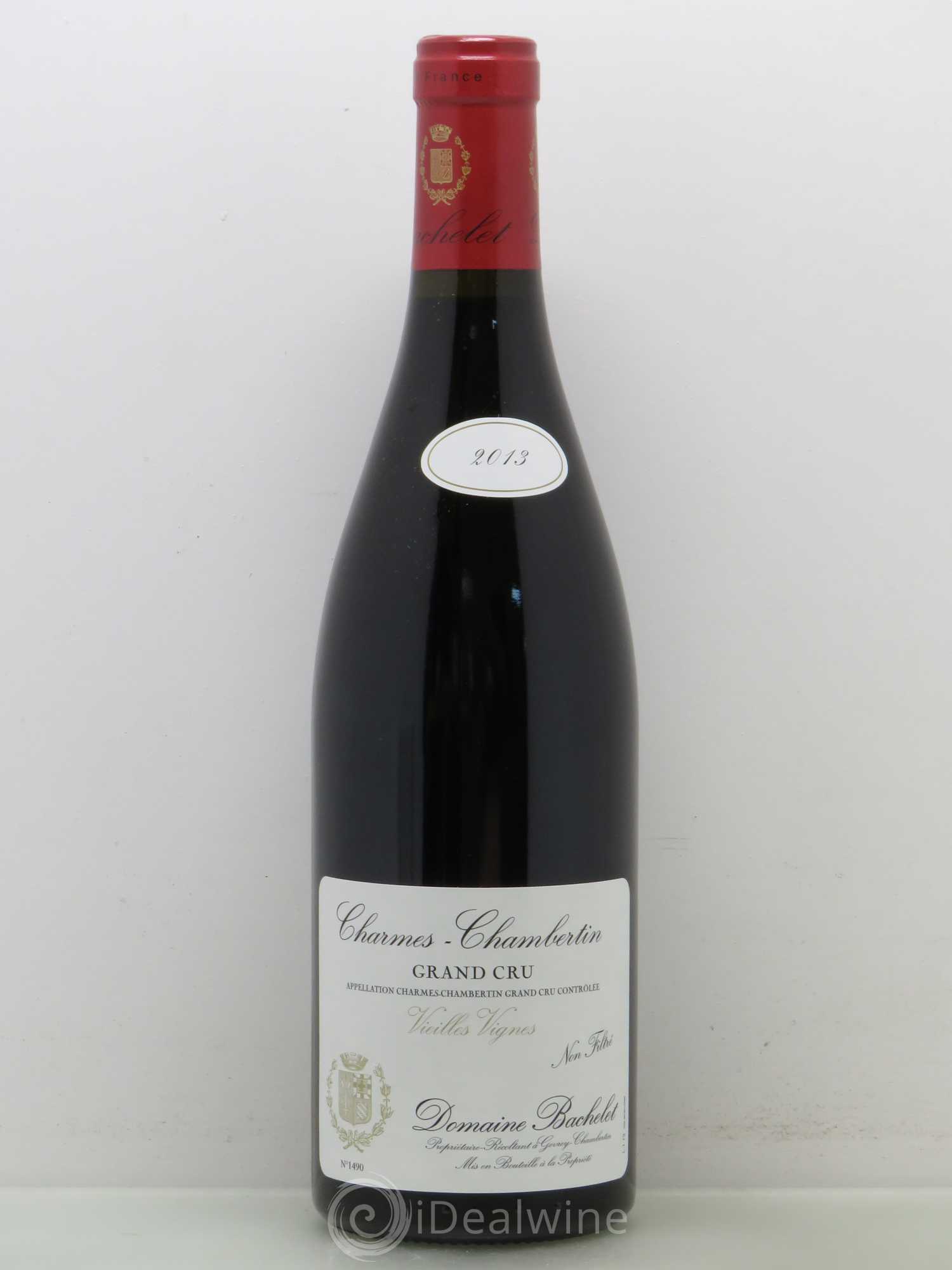 Charmes-Chambertin Grand Cru Vieilles Vignes Denis Bachelet (Domaine) Vieilles Vignes 2013 - Lot de 1 bouteille - 0