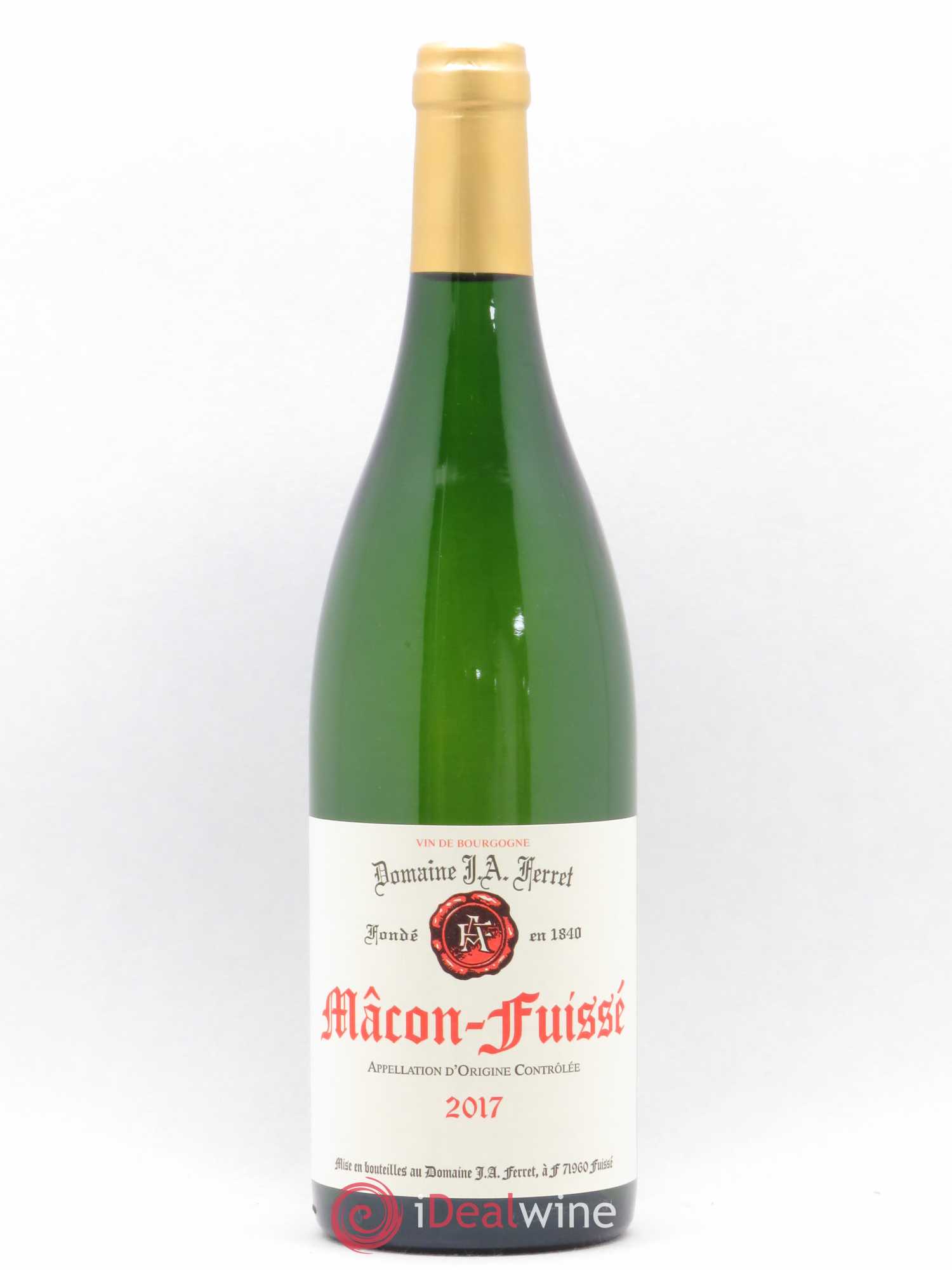 Mâcon-Fuissé J.A. Ferret (Domaine) (sans prix de réserve) 2017 - Lot de 1 bouteille - 0