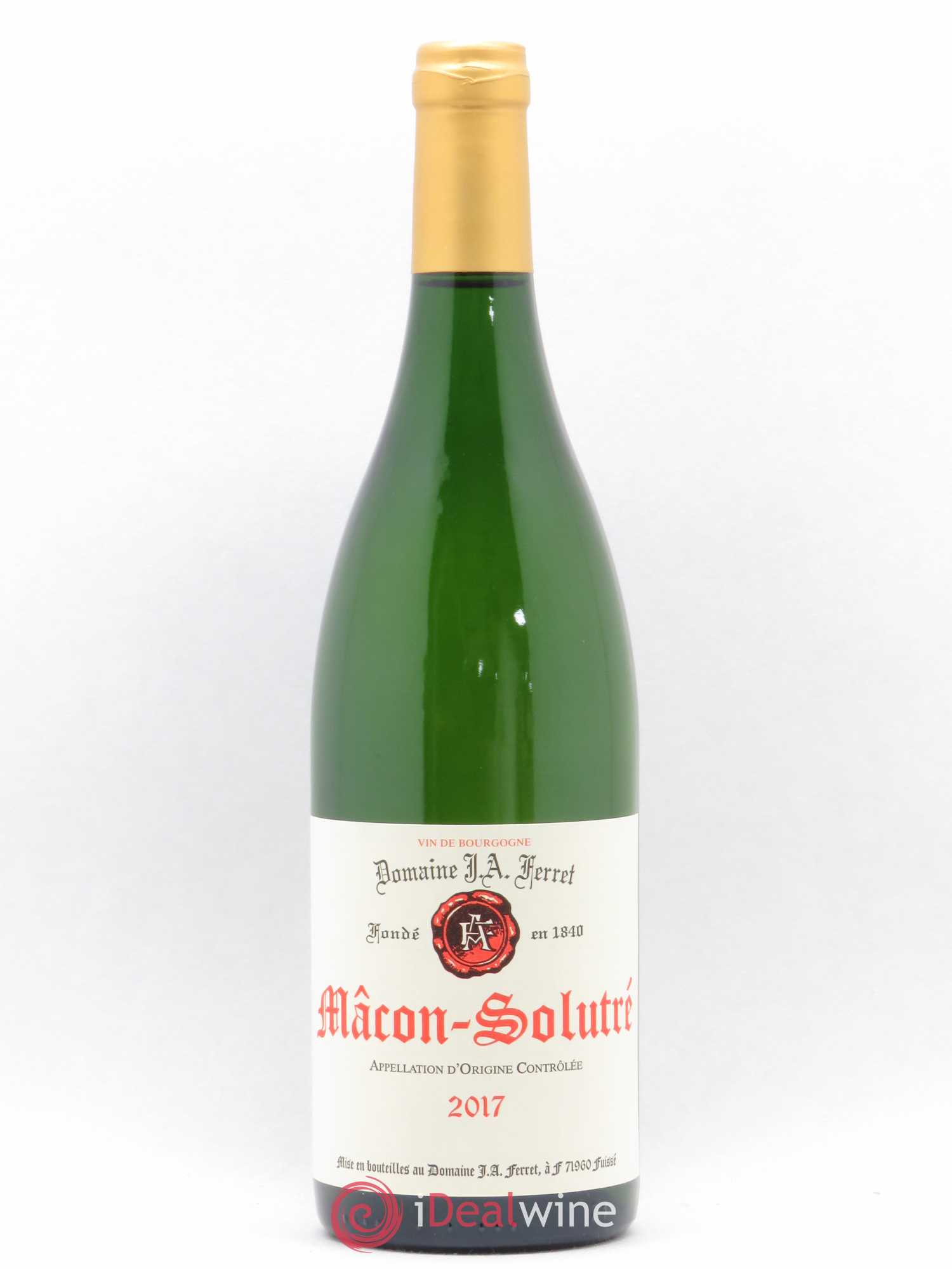 Mâcon-Solutré J.A. Ferret (Domaine) (sans prix de réserve) 2017 - Lot de 1 bouteille - 0