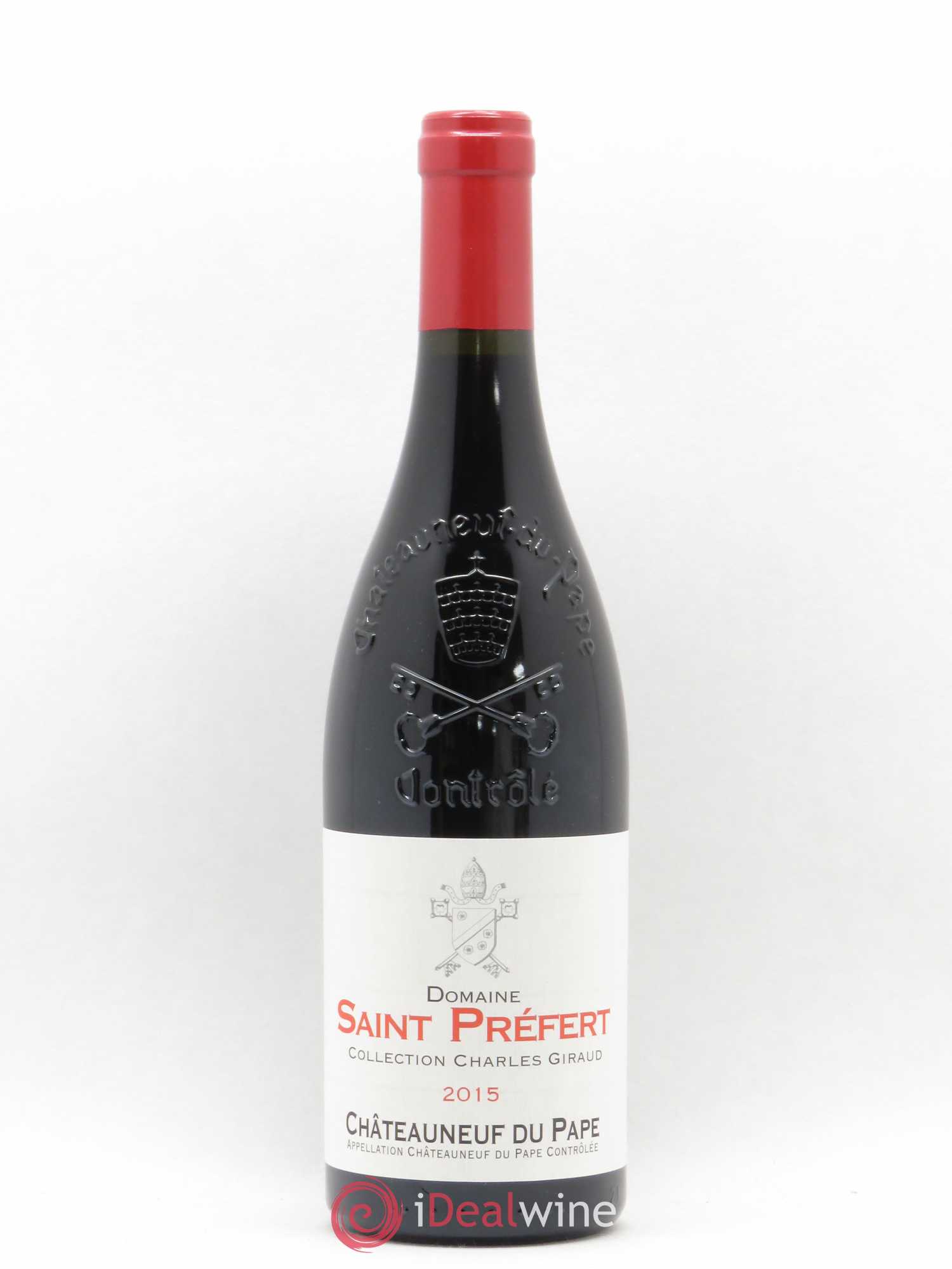 Châteauneuf-du-Pape Collection Charles Giraud Domaine Saint-Préfert 2015 - Lot de 1 bouteille - 0