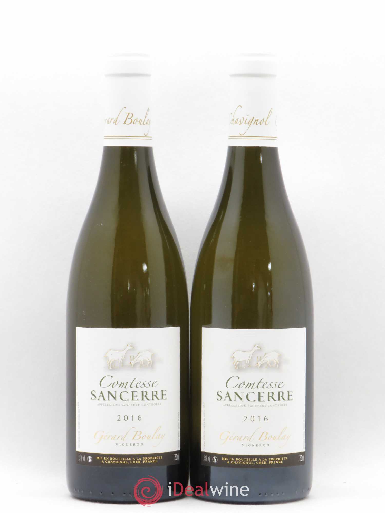 Sancerre Comtesse Gérard Boulay 2016 - Lot de 2 bouteilles - 0