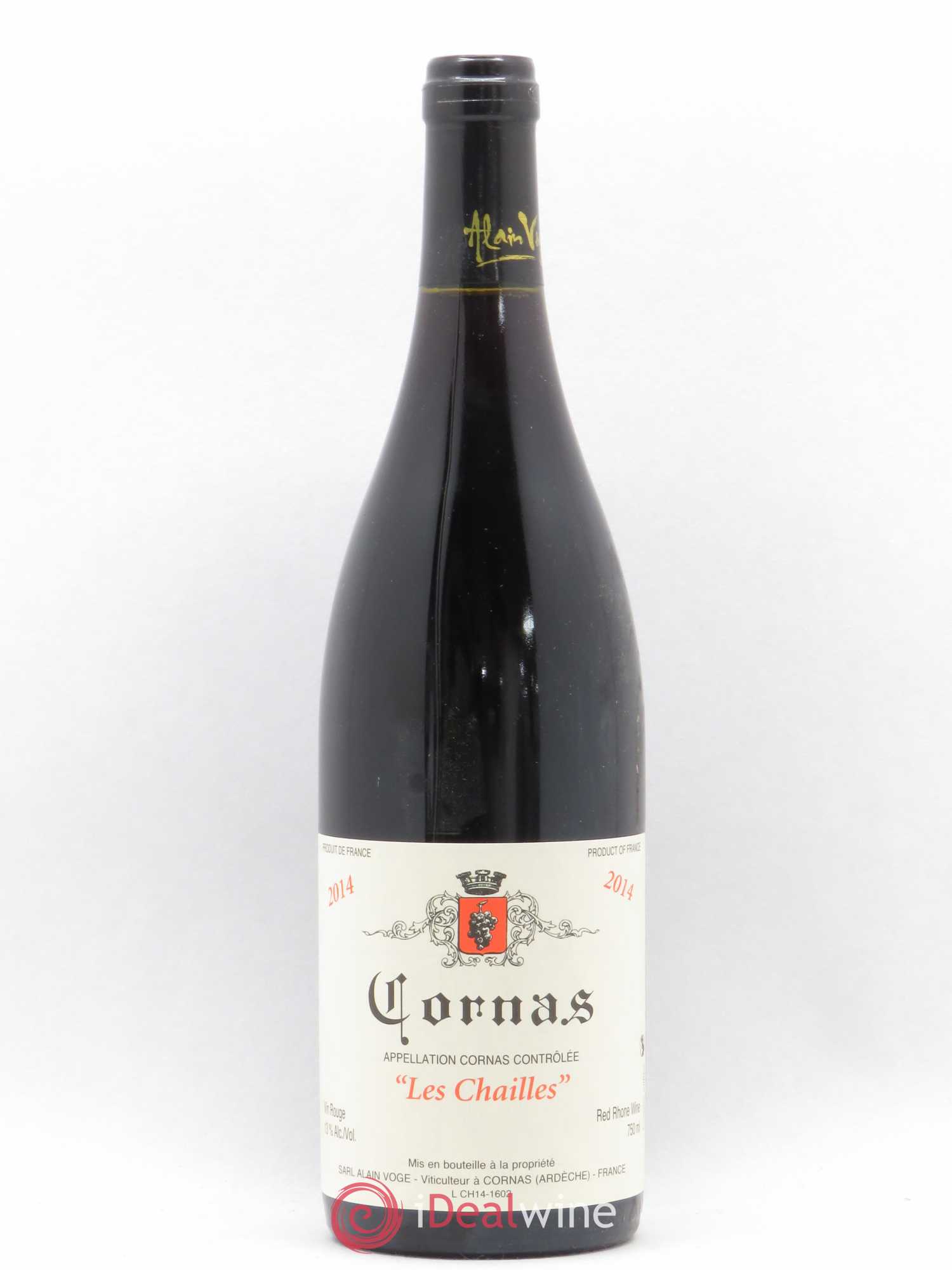 Cornas Les Chailles Alain Voge (Domaine) 2014 - Lot de 1 bouteille - 0