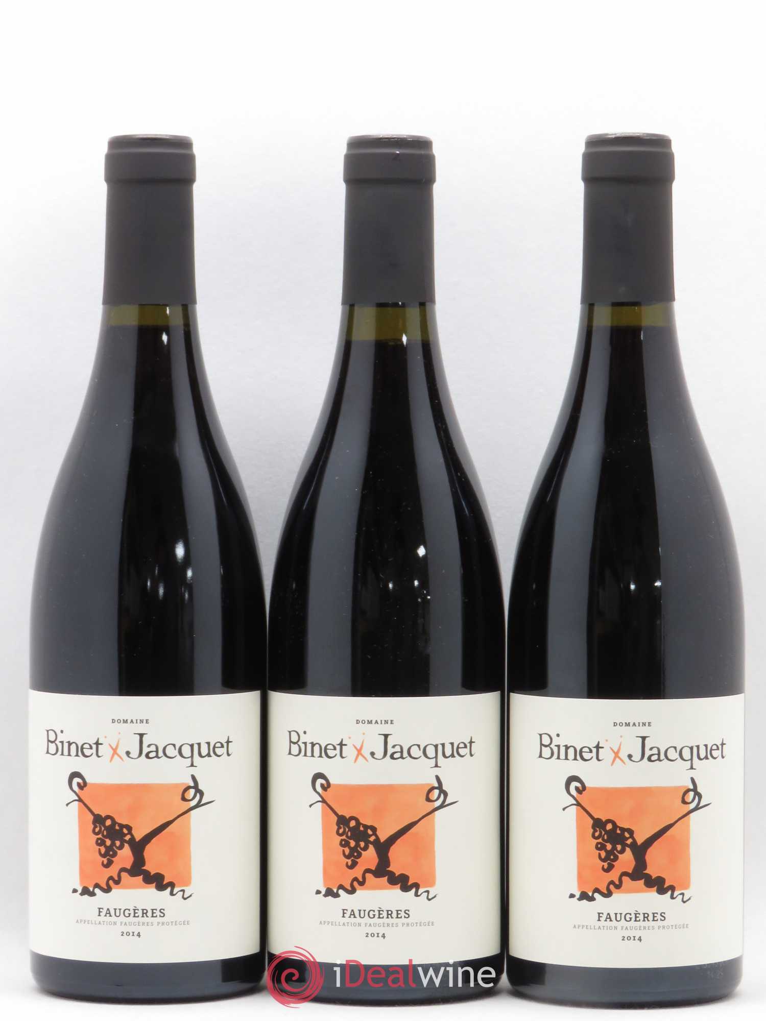 Faugères Tradition Domaine Binet Jacquet (sans prix de réserve) 2014 - Posten von 3 Flaschen - 0