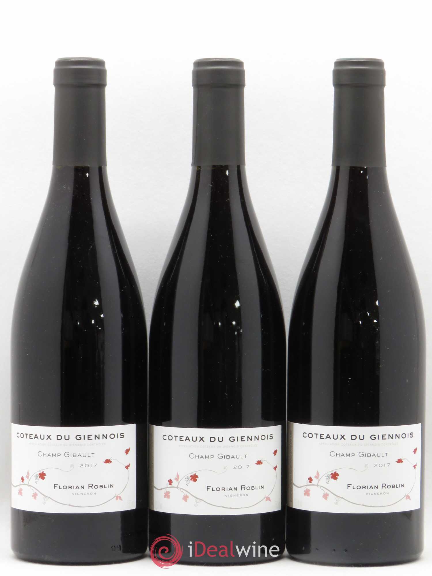 Val de Loire Coteaux du Giennois Champ Gibault Florian Roblin (sans prix de réserve) 2017 - Posten von 3 Flaschen - 0
