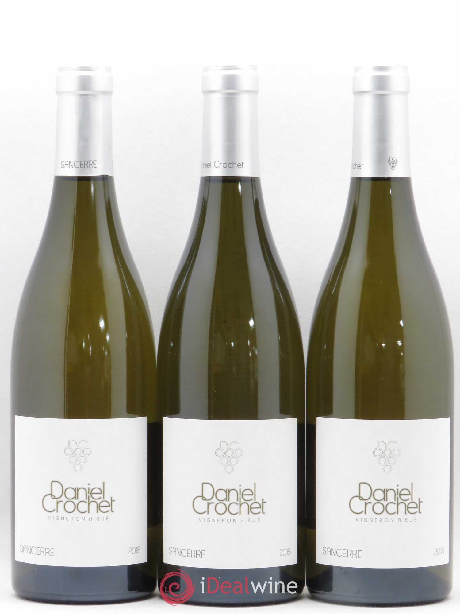 Sancerre Daniel Crochet (sans prix de réserve) 2018 - Posten von 3 Flaschen - 0