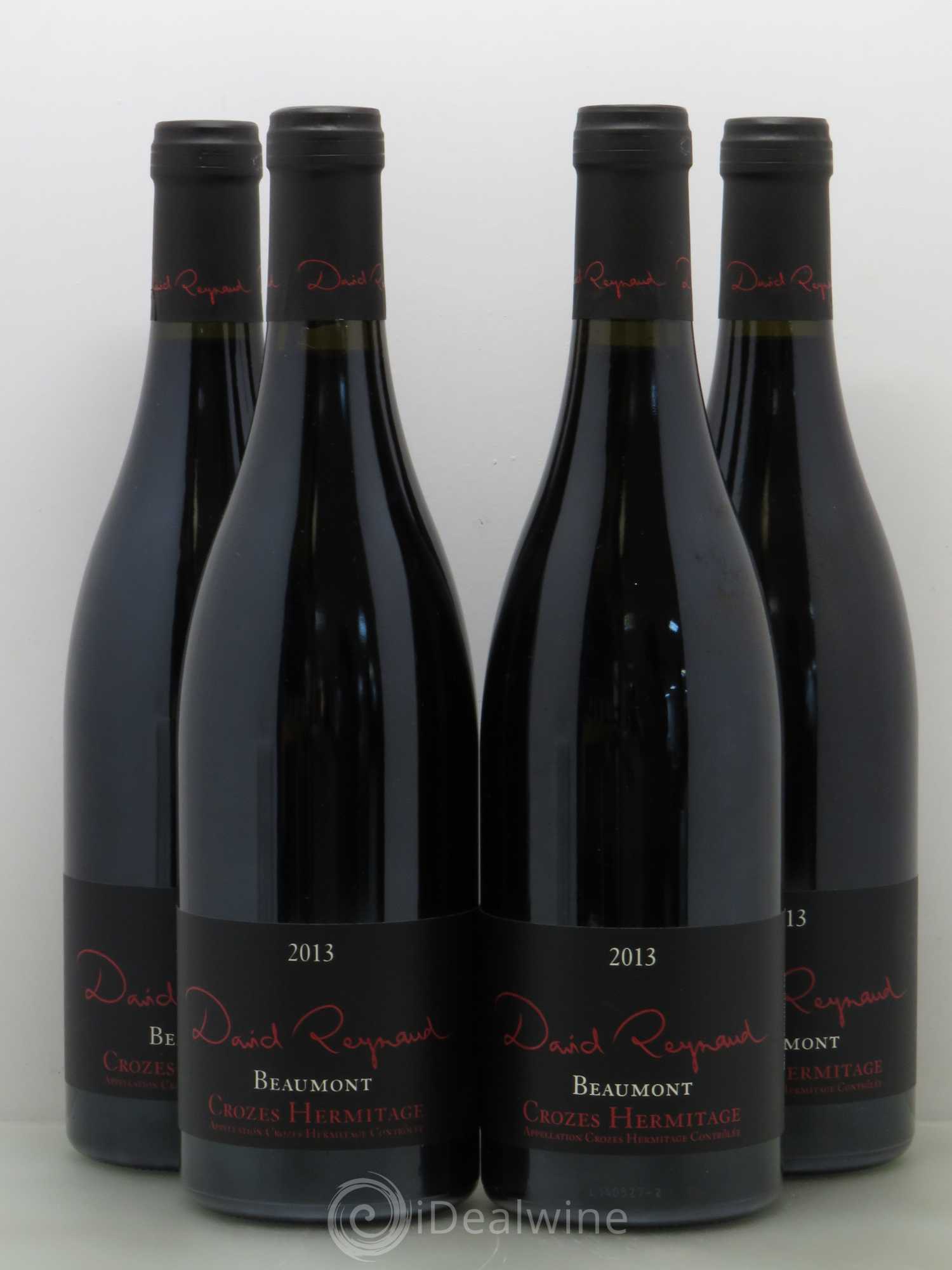 Crozes-Hermitage David Reynaud Beaumont 2013 - Lot de 4 bouteilles - 0