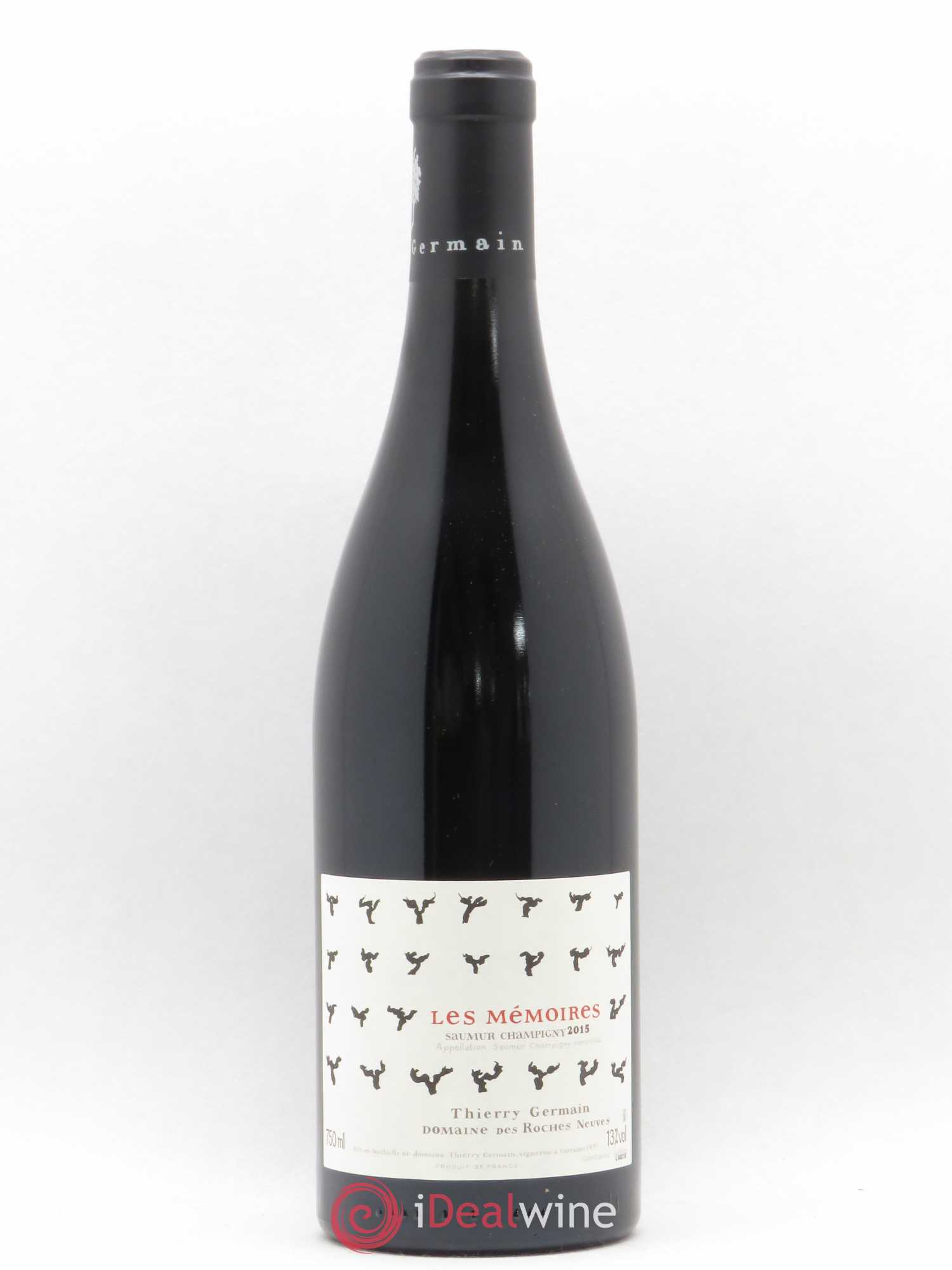 Saumur-Champigny Les Mémoires Domaine des Roches Neuves - Thierry Germain 2015 - Lot de 1 bouteille - 0