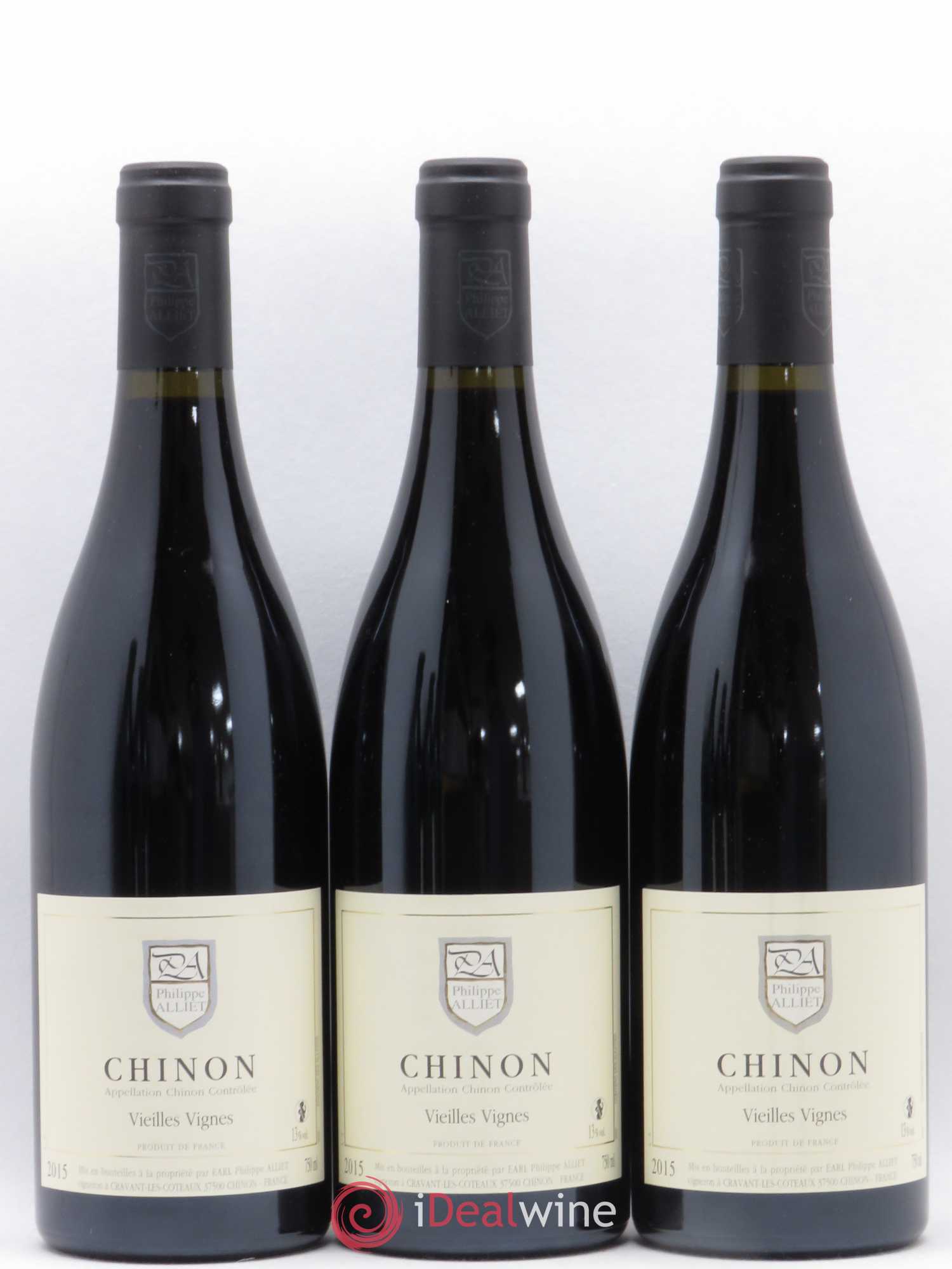 Chinon Vieilles Vignes Philippe Alliet  (sans prix de réserve) 2015 - Lot de 6 bouteilles - 2
