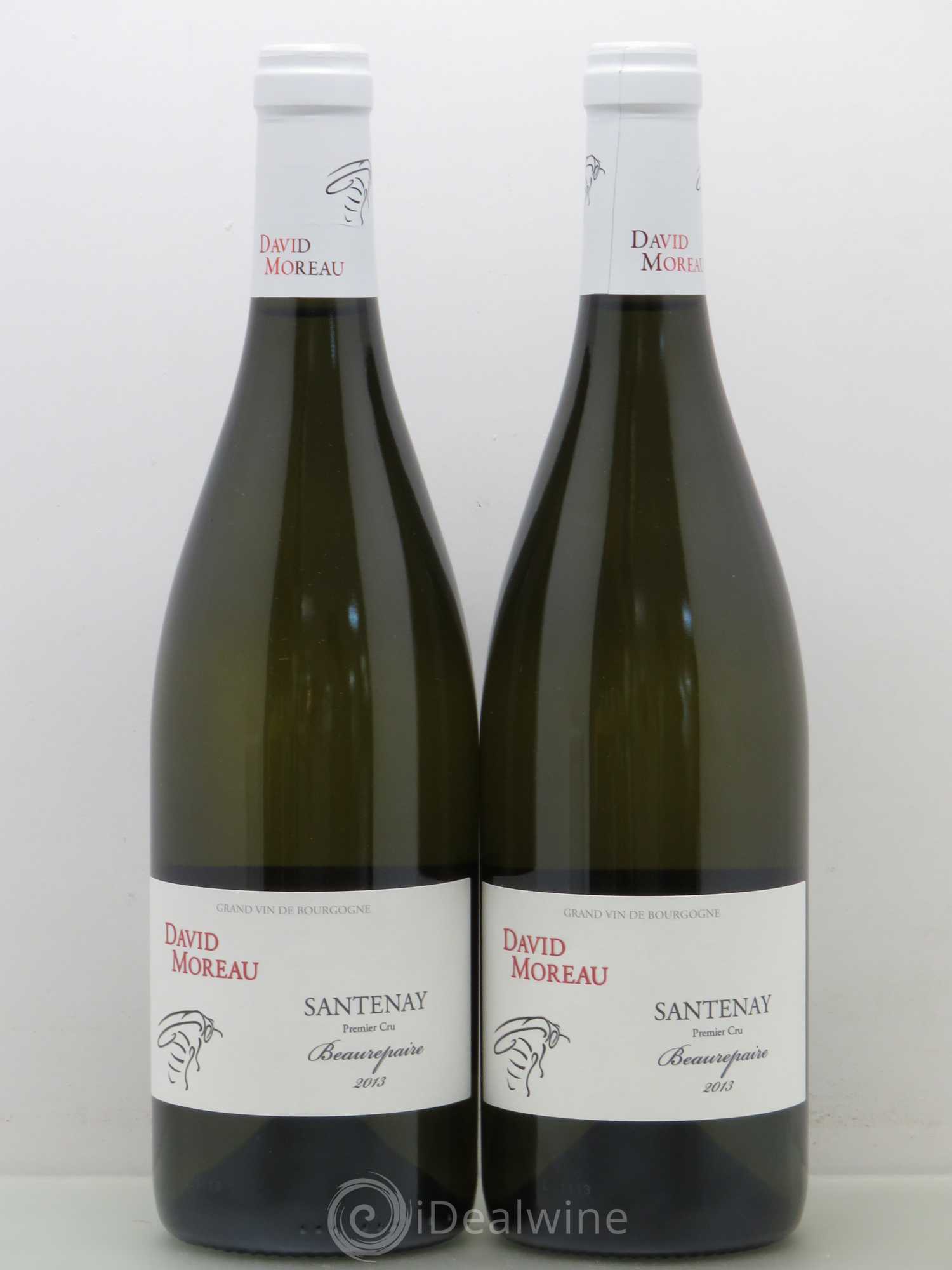 Santenay 1er Cru David Moreau Beaurepaire (sans prix de réserve) 2013 - Posten von 2 Flaschen - 0