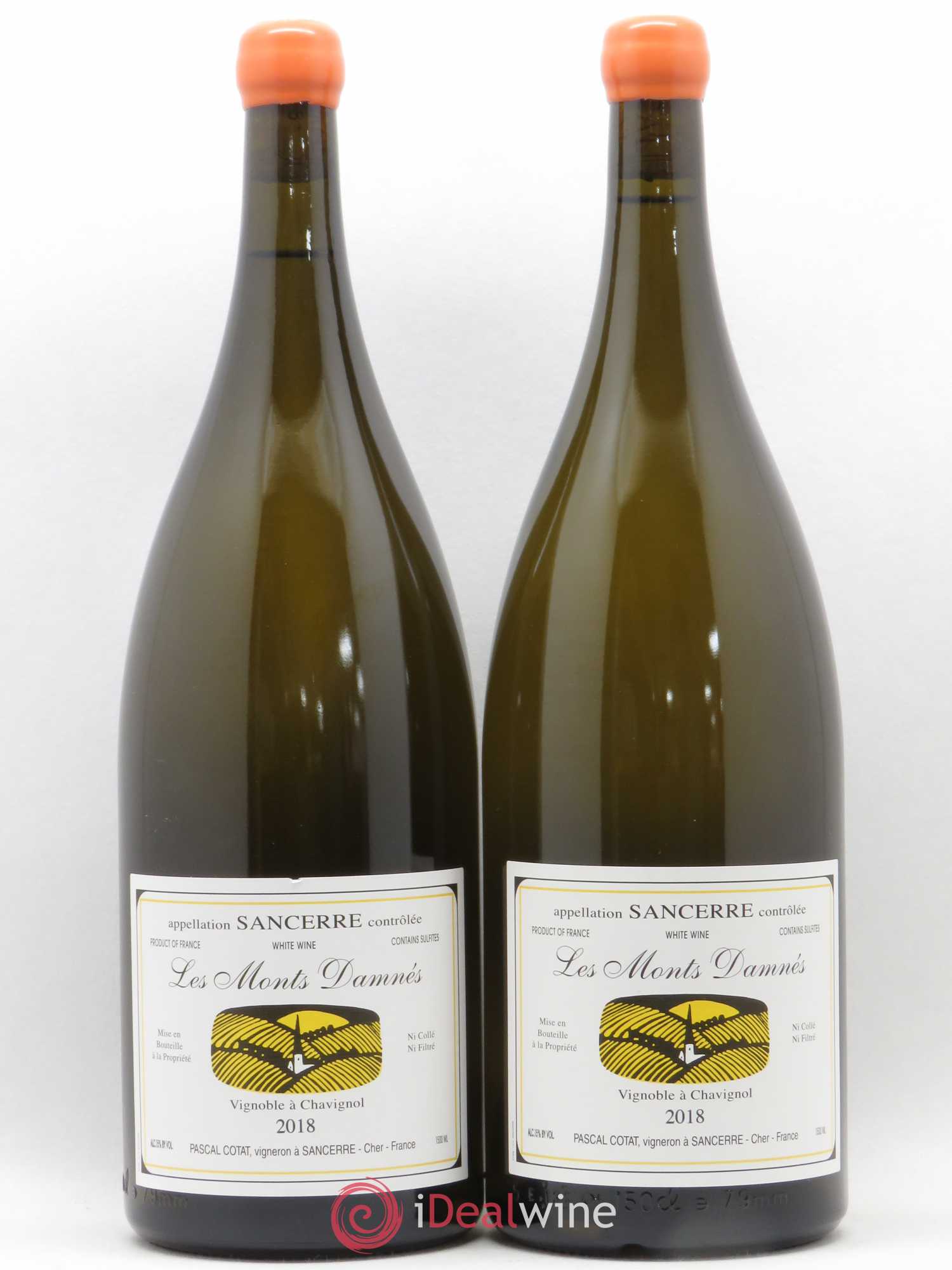Sancerre Les Monts Damnés Pascal Cotat 2018 - Lot de 2 magnums - 0