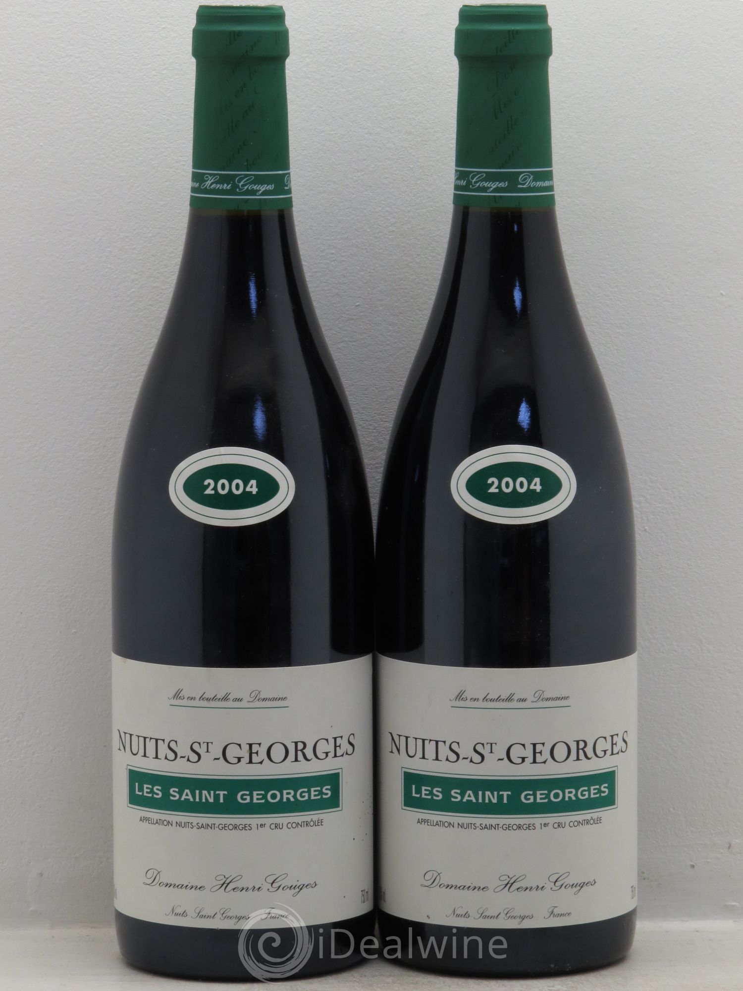 Nuits-Saint-Georges 1er Cru Les Saints Georges Henri Gouges 2004 - Posten von 2 Flaschen - 0