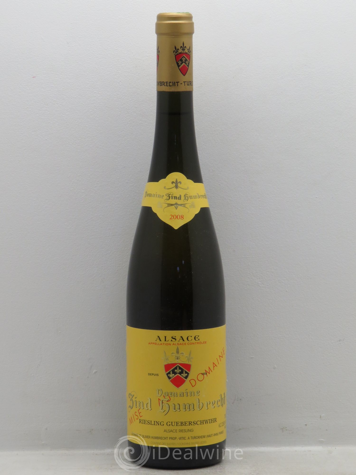 Riesling Gueberschwihr 2008 - Lotto di 1 bottiglia - 0