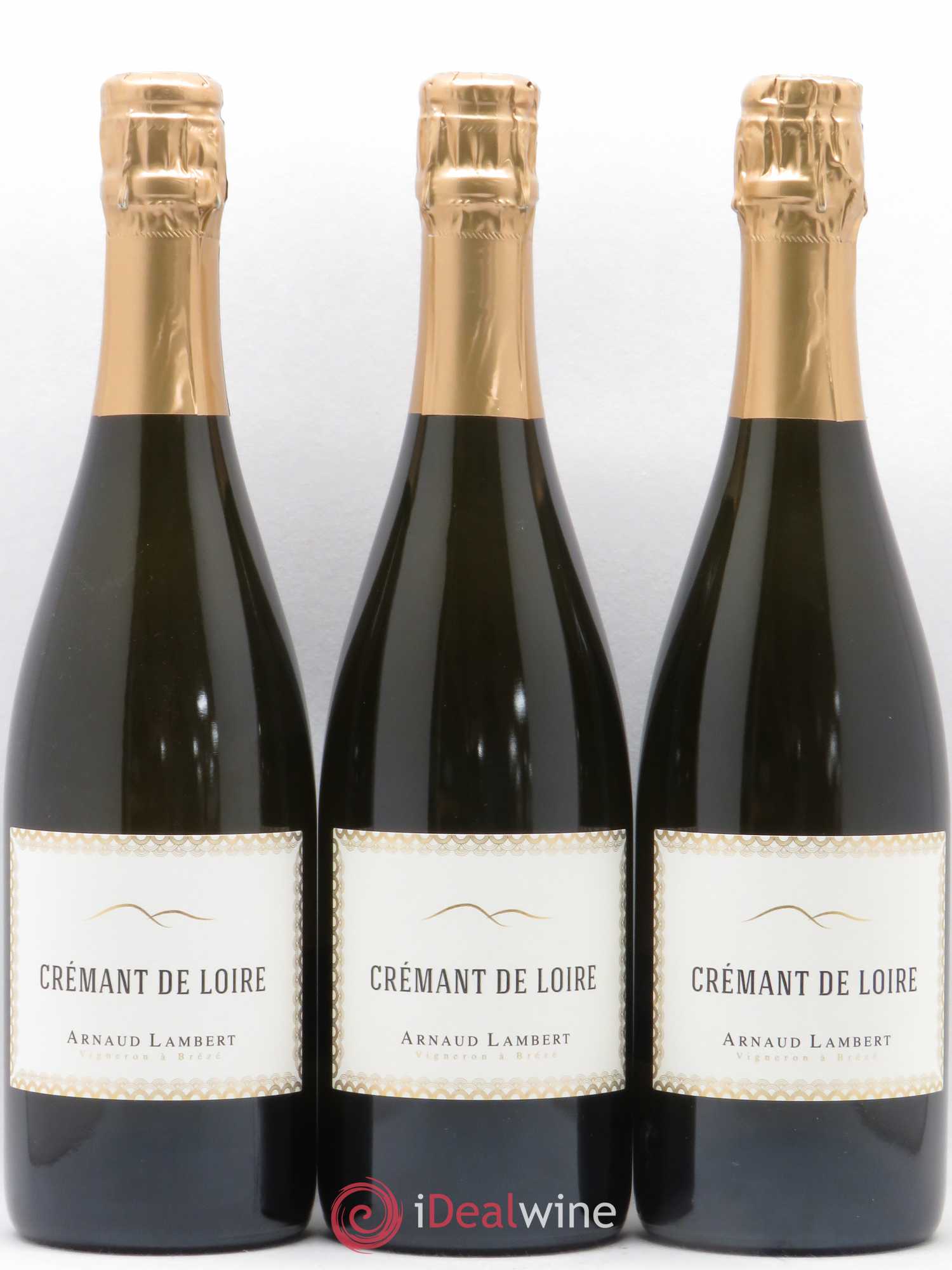 Crémant de Loire Domaine Arnaud Lambert (sans prix de réserve) - Posten von 3 Flaschen - 0
