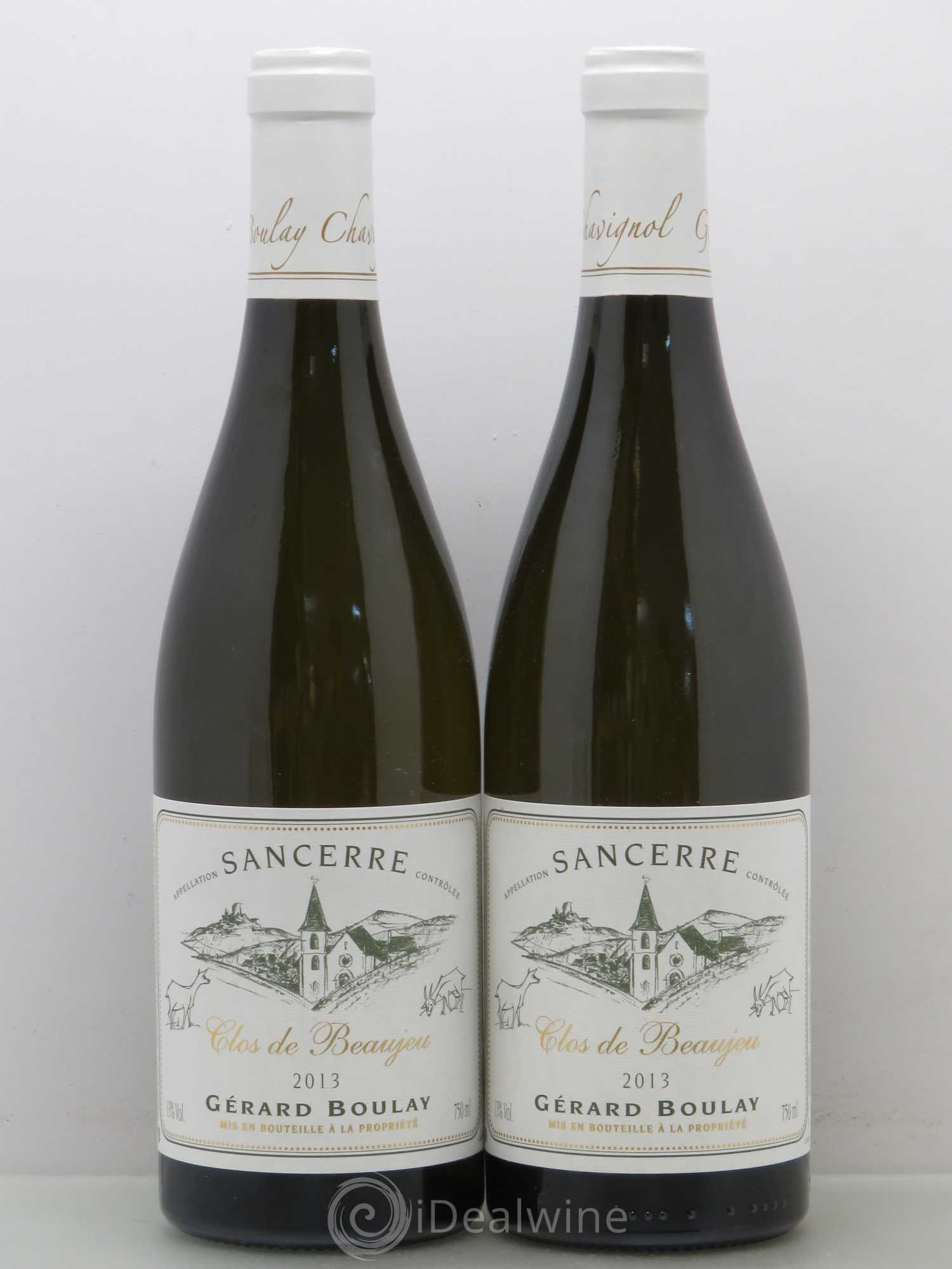 Sancerre Clos de Beaujeu Gérard Boulay 2013 - Lot de 2 bouteilles - 0