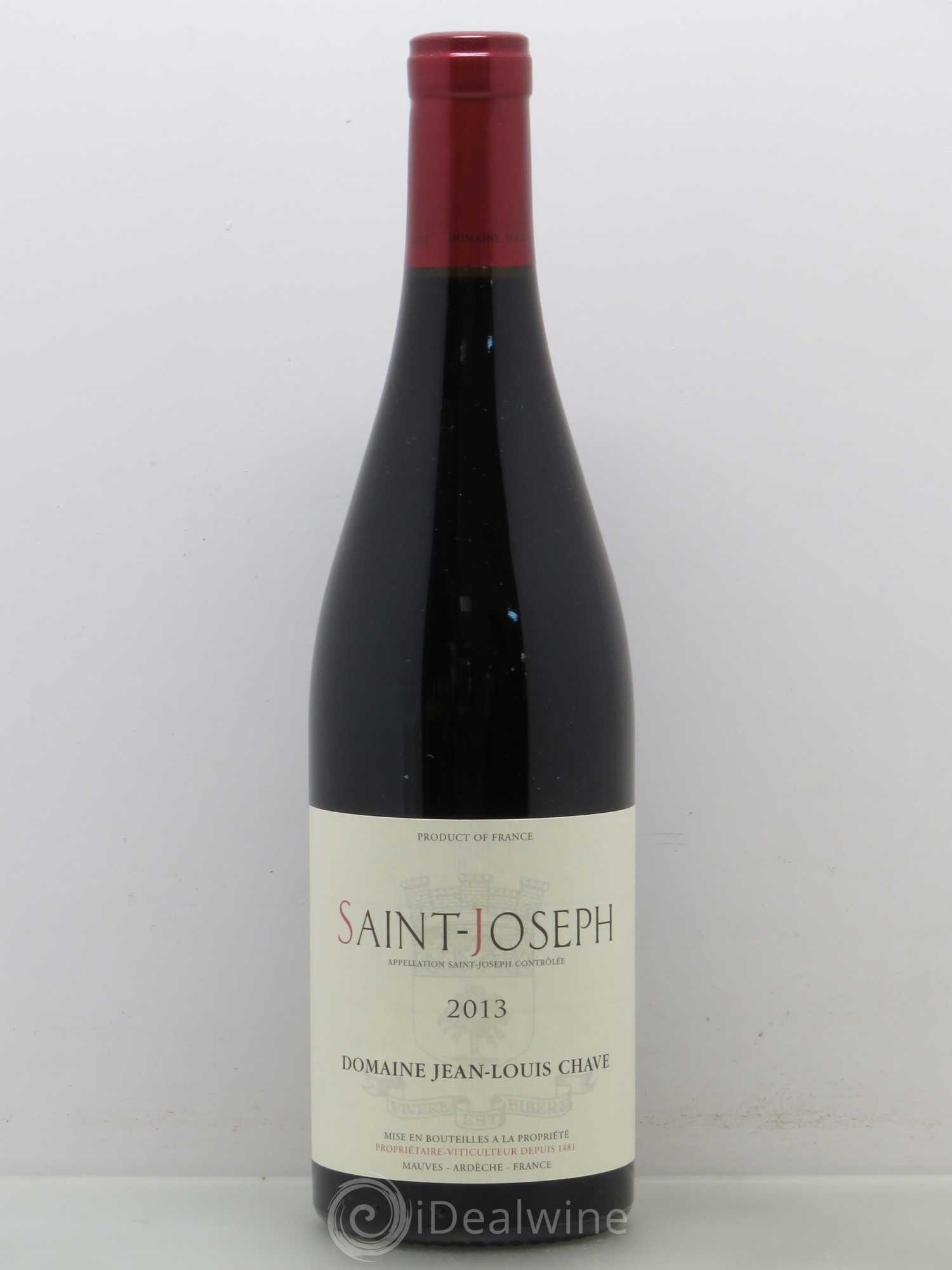 Saint-Joseph Jean-Louis Chave 2013 - Lot de 1 bouteille - 0