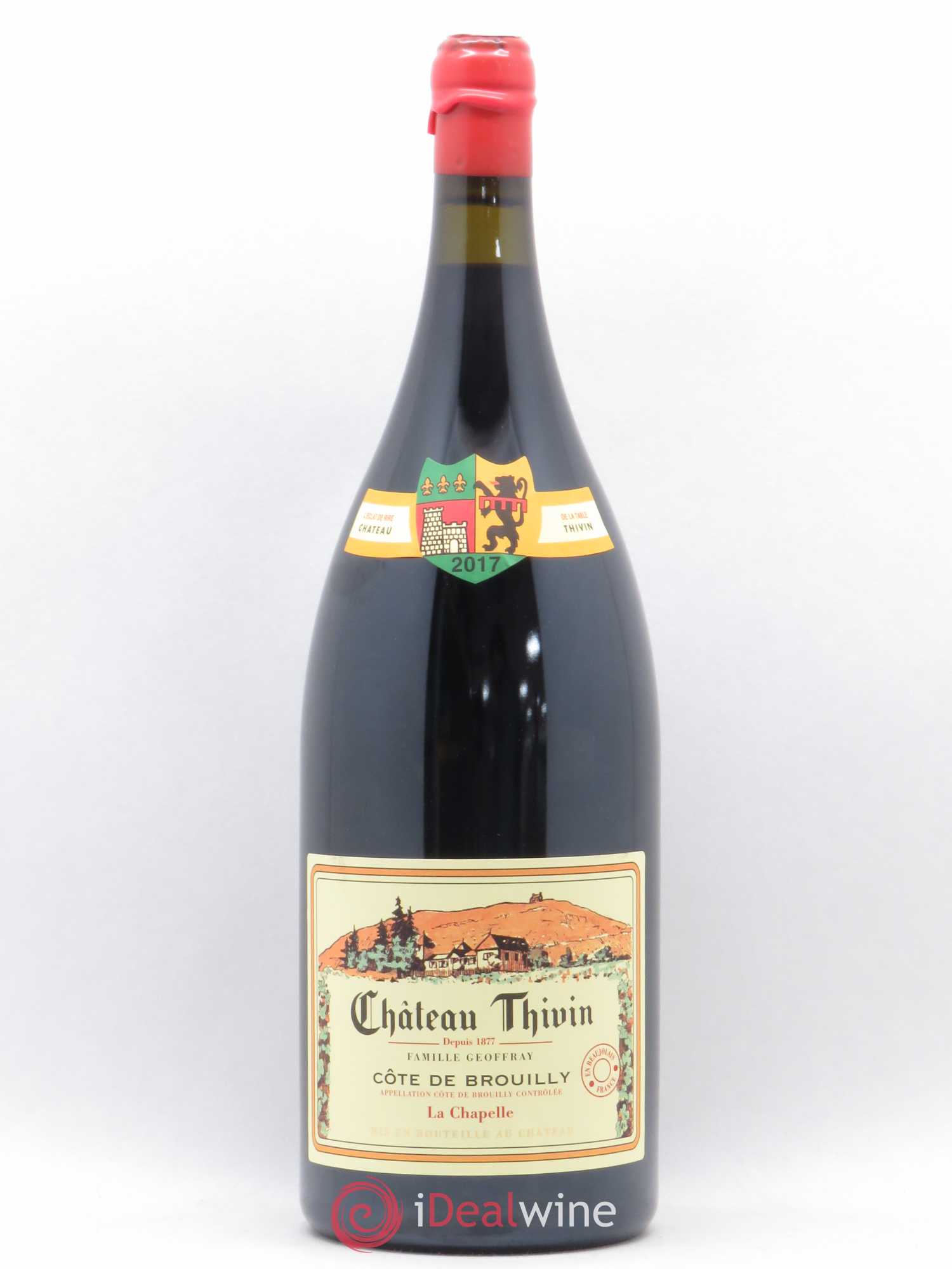 Côte de Brouilly Cuvée La Chapelle Château Thivin 2017 - Lot de 1 magnum - 0