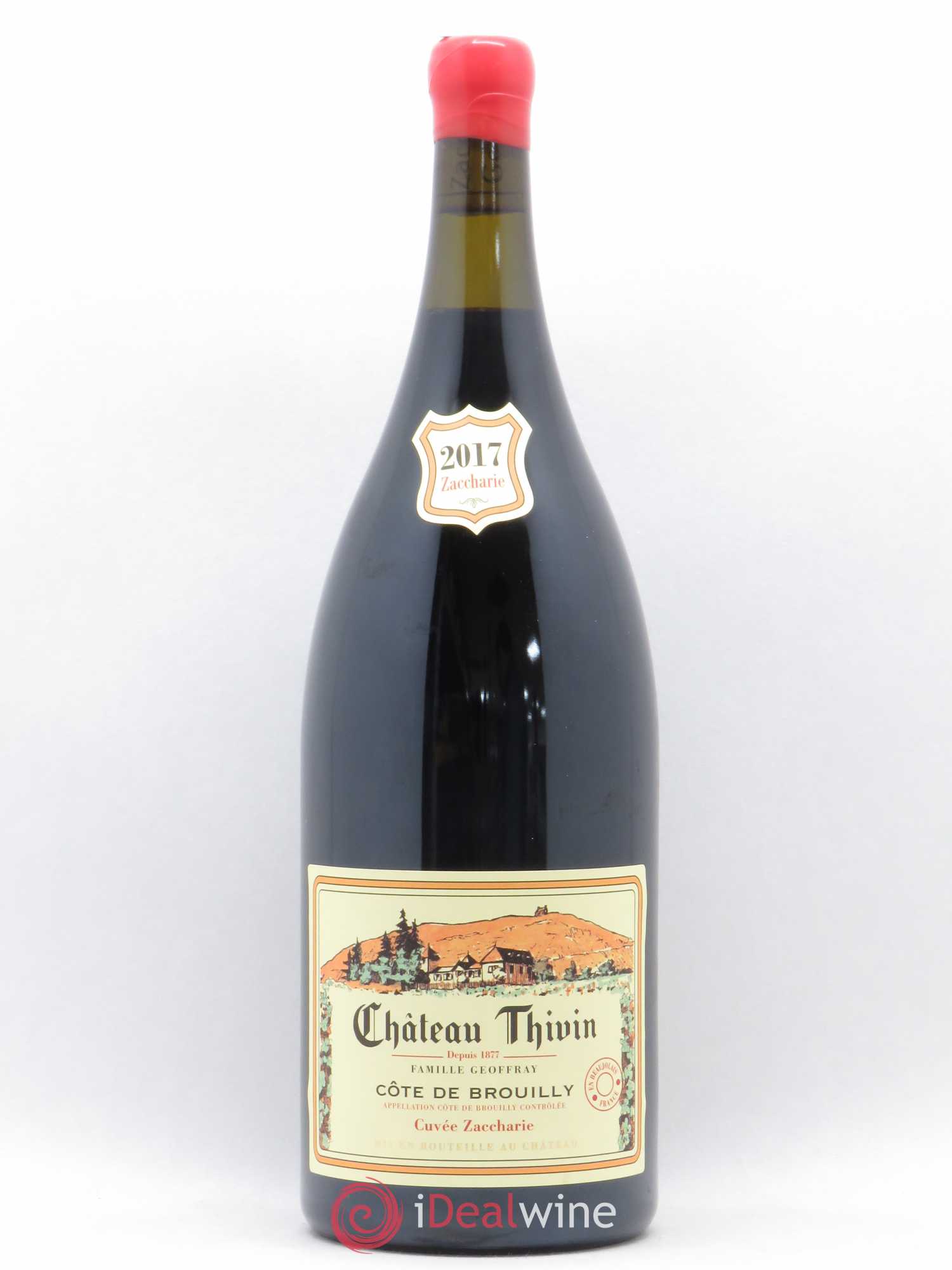 Côte de Brouilly Cuvée Zaccharie Château Thivin 2017 - Lot de 1 magnum - 0