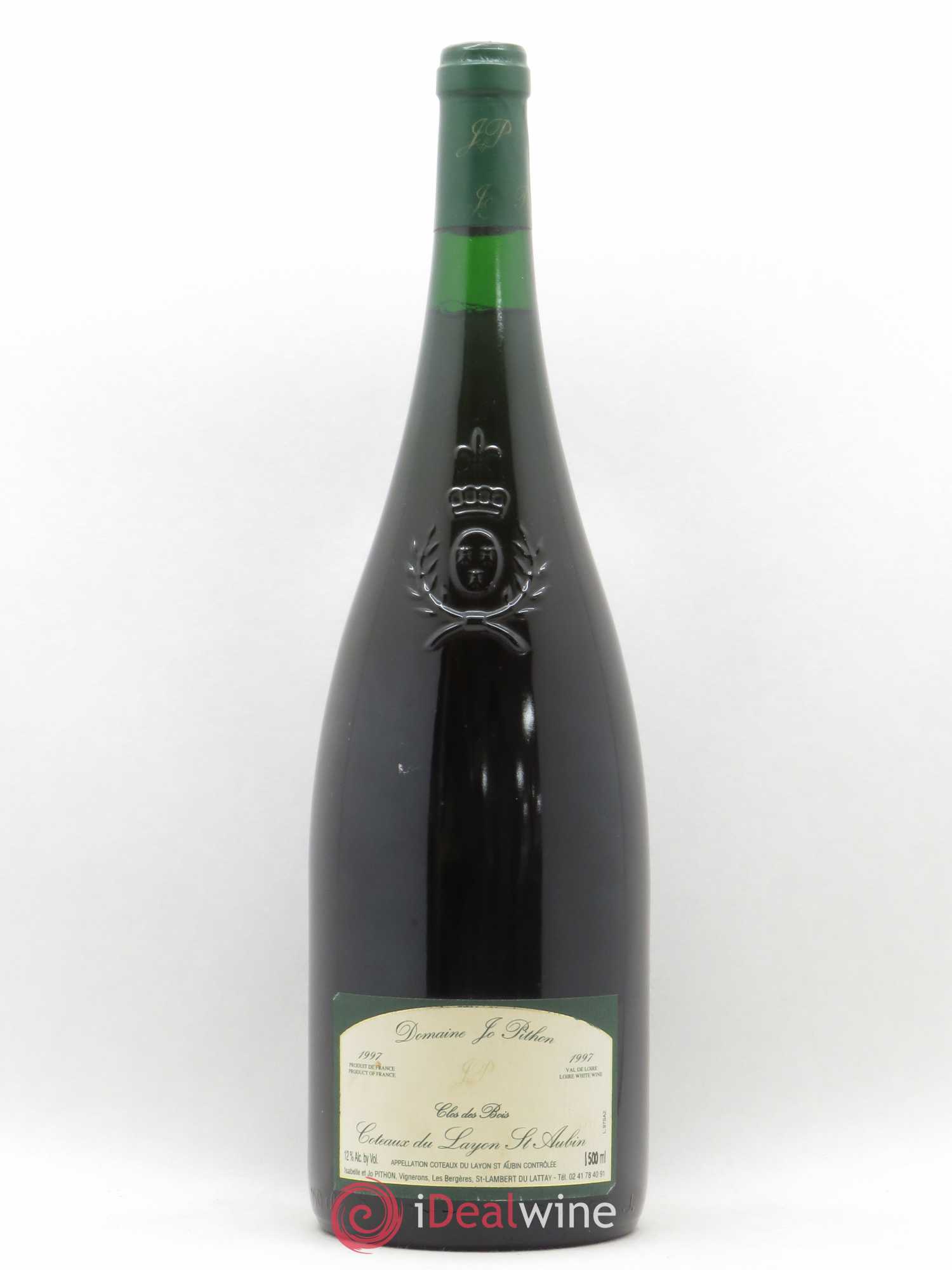 Coteaux du Layon Saint Aubin Clos des Bois Domaine Jo Pithon 1997 - Lotto di 1 magnum - 0