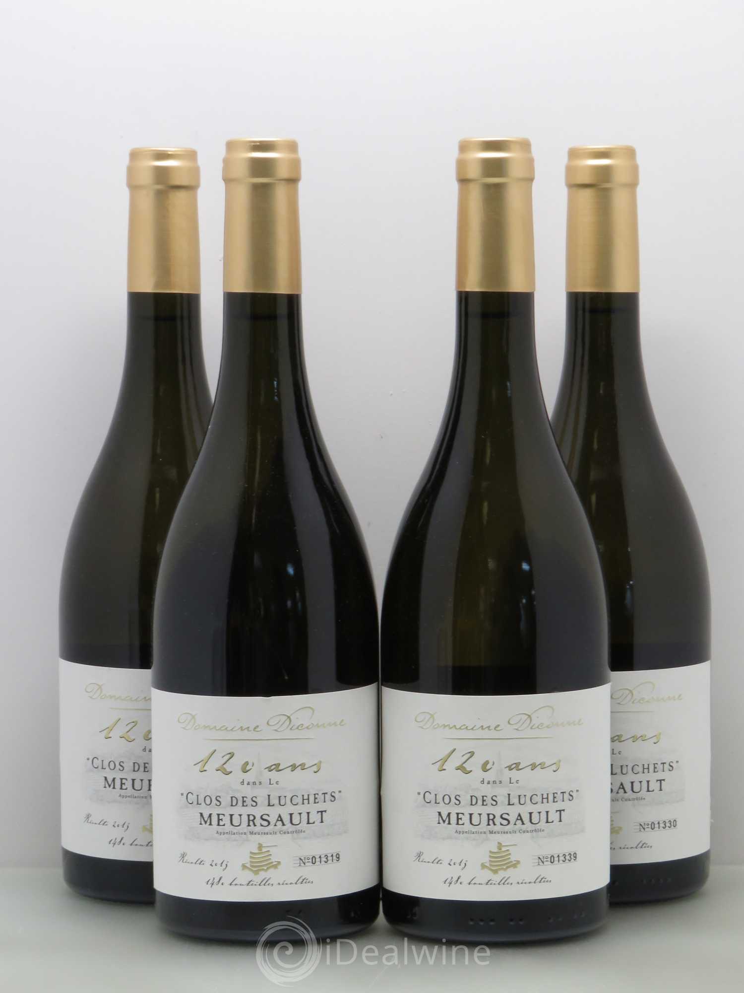Meursault Domaine Diconne Clos des Luchets 2013 - Posten von 4 Flaschen - 0