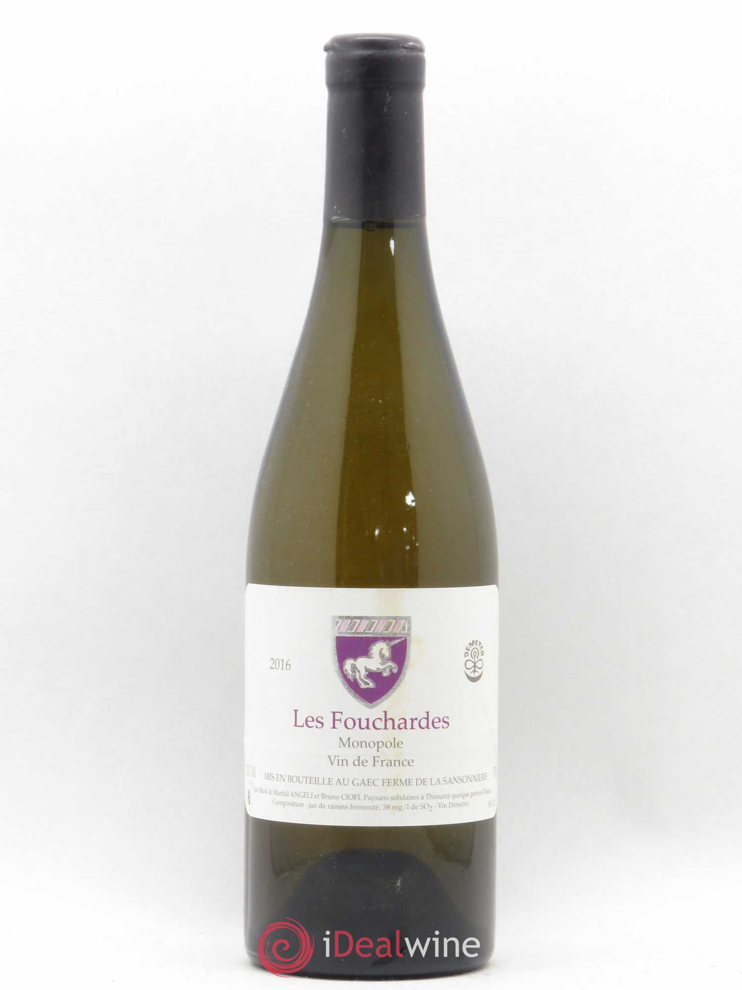 Vin de France Les Fouchardes Mark Angeli (Domaine) - Ferme de la Sansonnière (sans prix de réserve) 2016 - Lot de 1 bouteille - 0