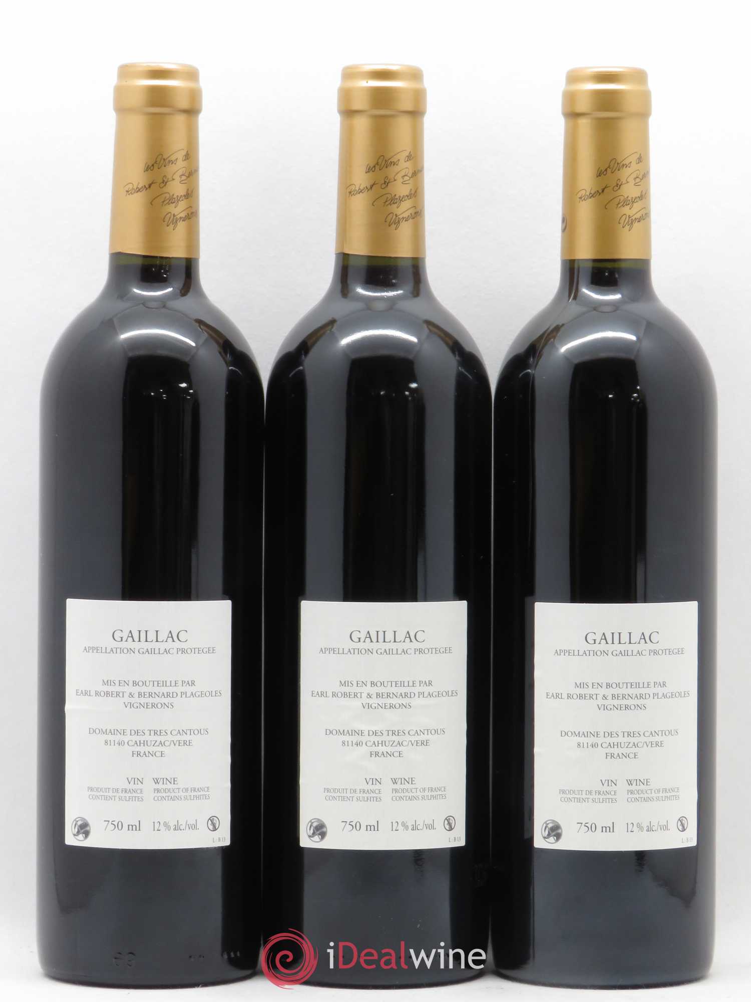 Gaillac Braucol Domaine Plageoles (sans prix de réserve) 2013 - Posten von 3 Flaschen - 1