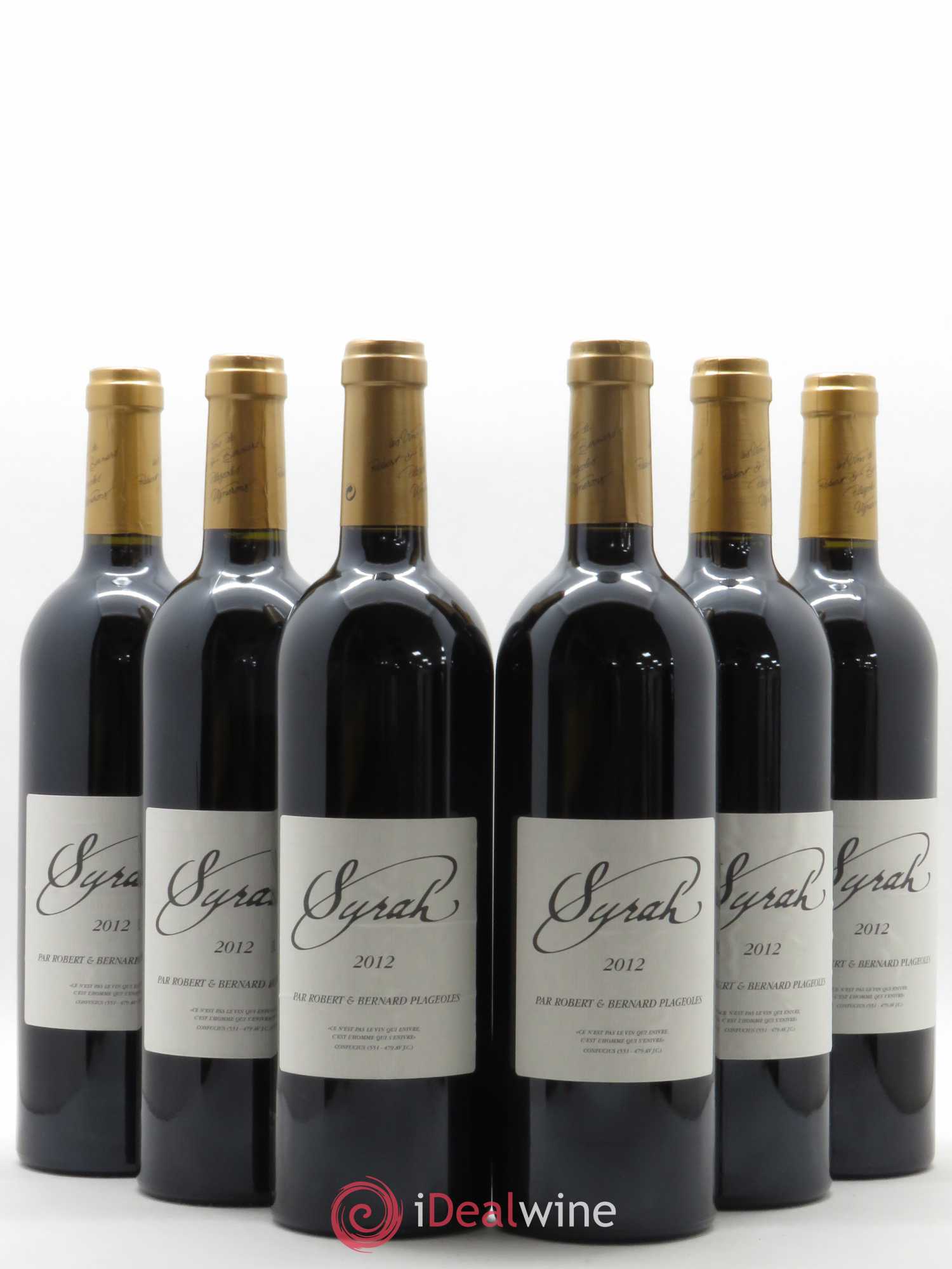 Gaillac Syrah Domaine Plageoles (sans prix de réserve) 2012 - Posten von 6 Flaschen - 0