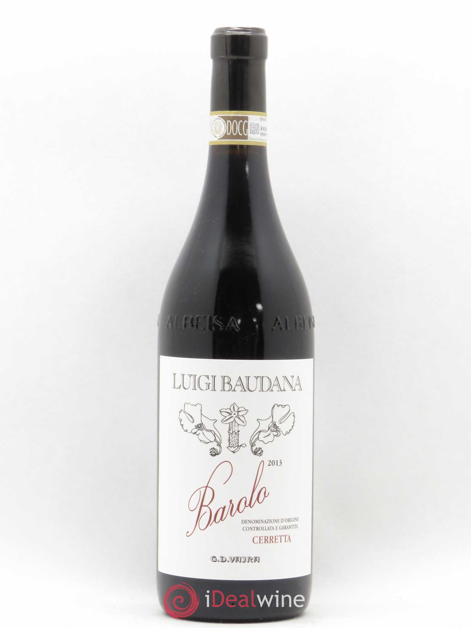 Barolo Ceretta Vajra et Luigi Baudana 2013 - Posten von 1 Flasche - 0
