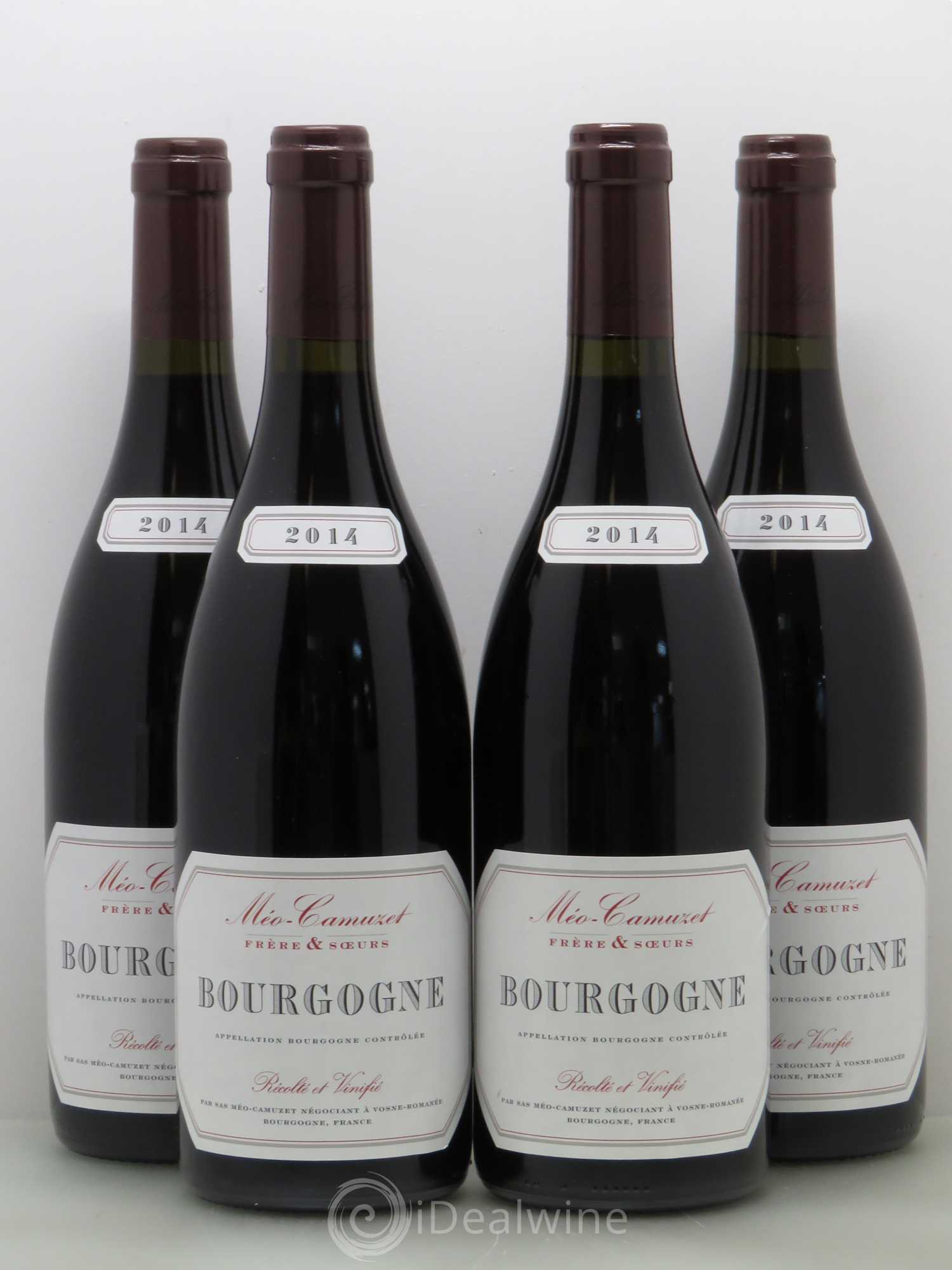 Bourgogne Méo-Camuzet (Domaine) 2014 - Lot de 4 bouteilles - 0