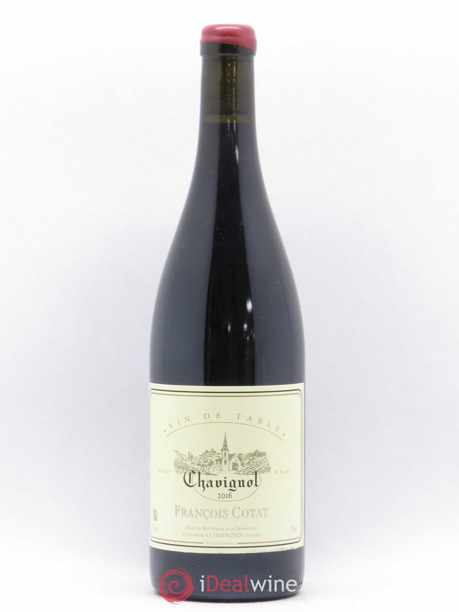 Vin de table - Chavignol François Cotat (sans prix de réserve) 2016 - Lot de 1 bouteille - 0