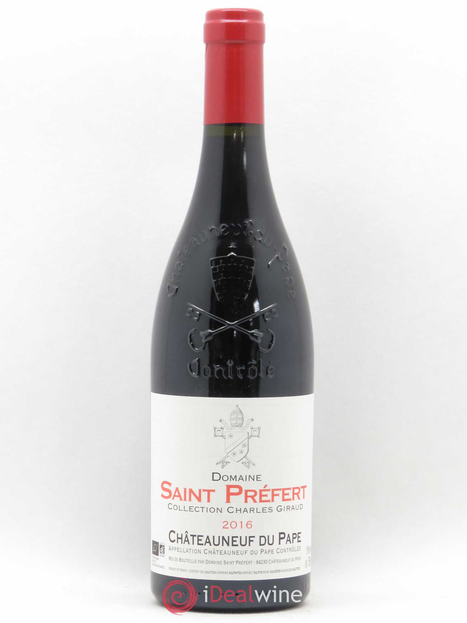 Châteauneuf-du-Pape Collection Charles Giraud Domaine Saint-Préfert 2016 - Lot de 1 bouteille - 0