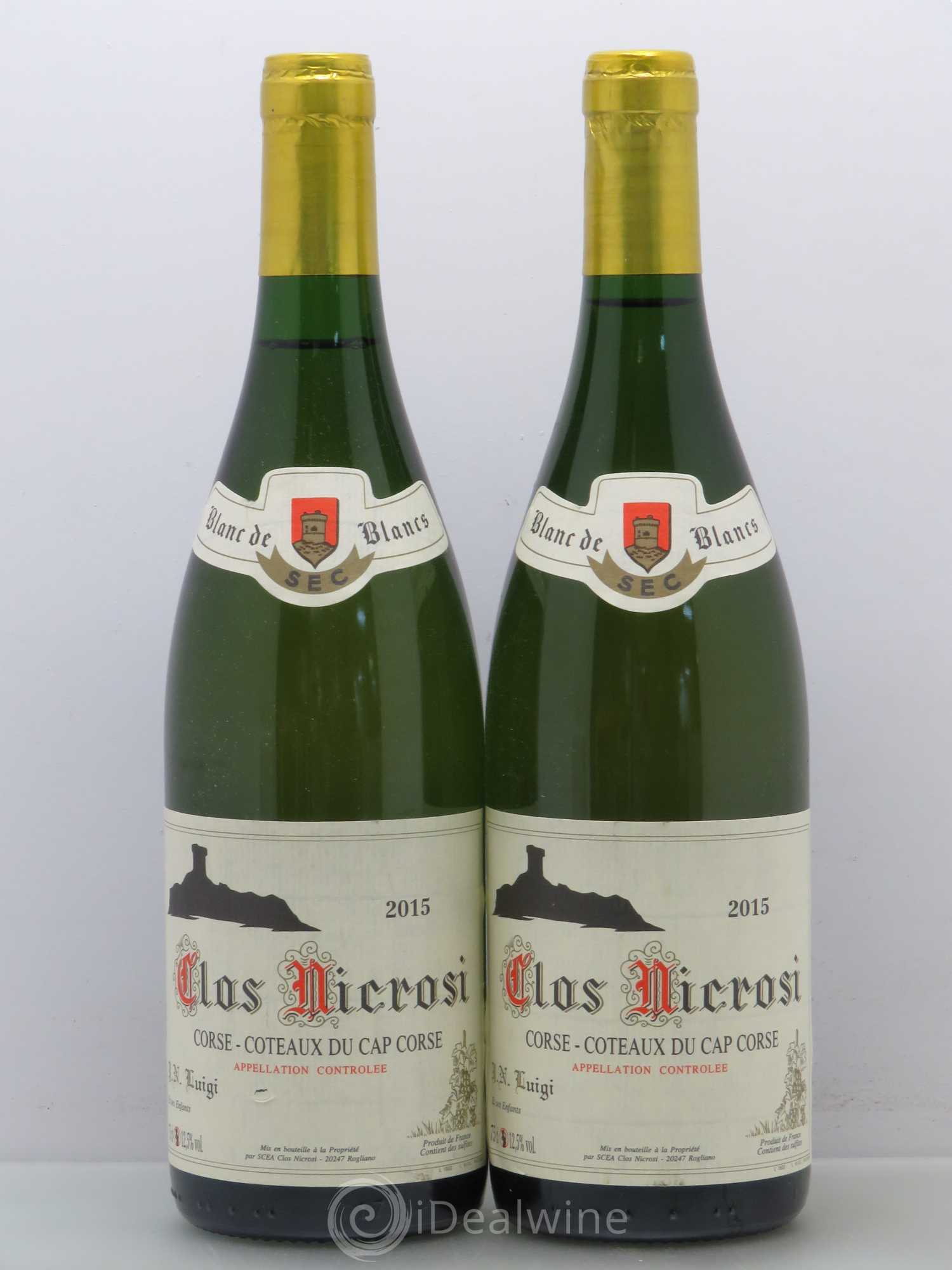 Vin de Corse Côteaux du Cap Corse Clos Nicrosi 2015 - Posten von 2 Flaschen - 0