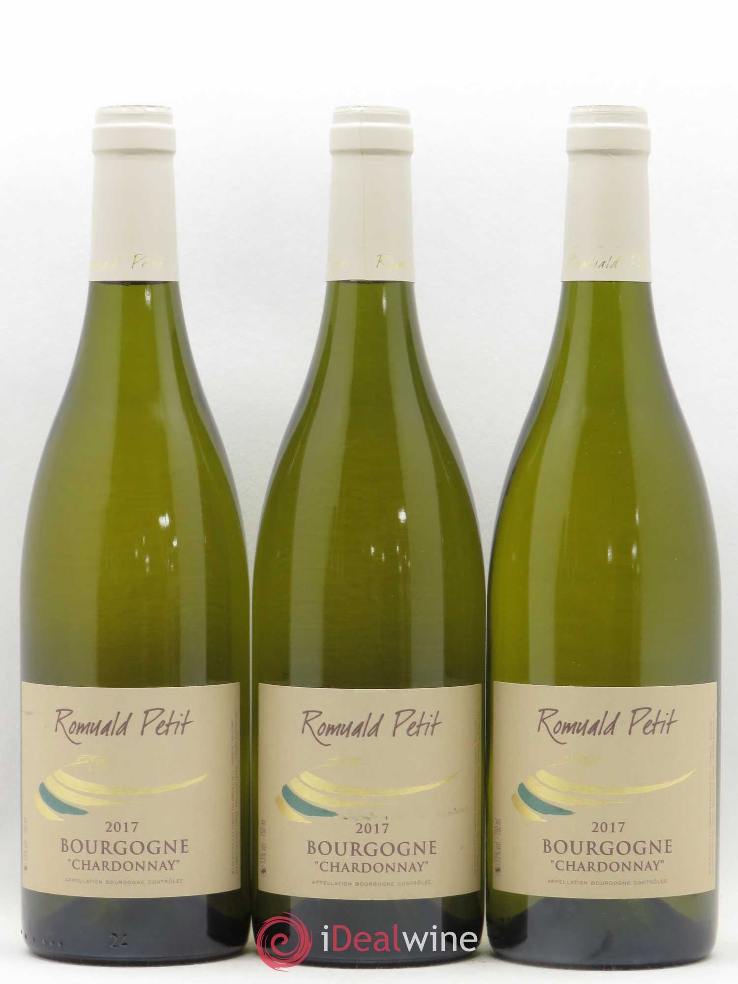 Bourgogne Domaine Romuald Petit (sans prix de réserve) 2017 - Posten von 3 Flaschen - 0